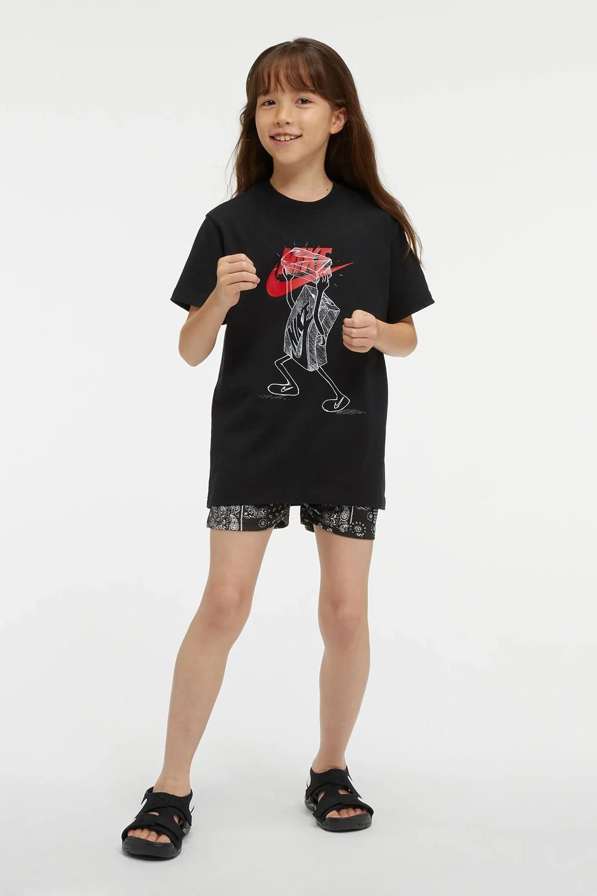 Nike Sunray Adjust 6 Unisex Sandals Bantlı Çırtlı Çocuk Sandaleti Siyah Fiyatı, Yorumları ve Özellikleri