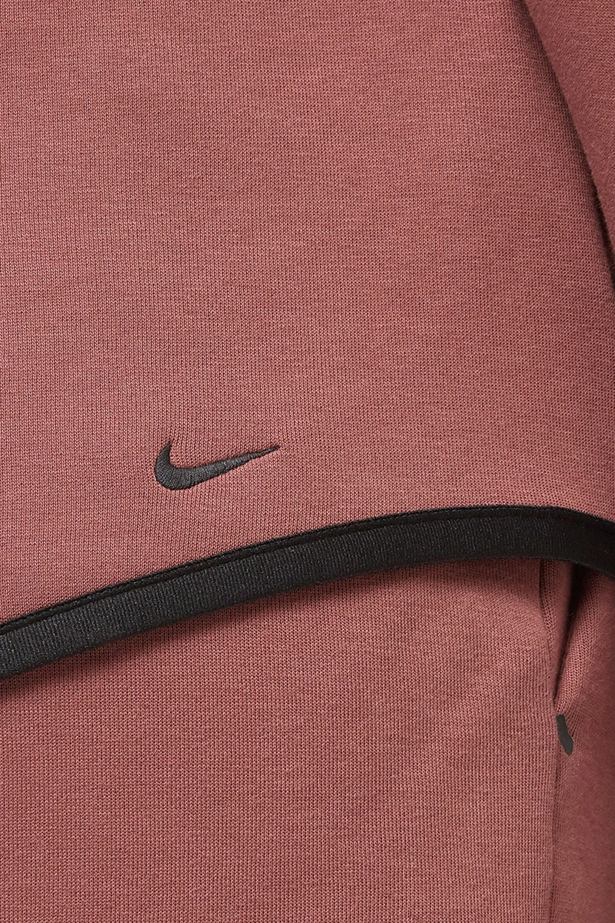 Nike Tech Fleece Full Zip Women Windrunner Hoodie Kapüşonlu Fermuarlı Kadın Sweatshirt Kahverengi
