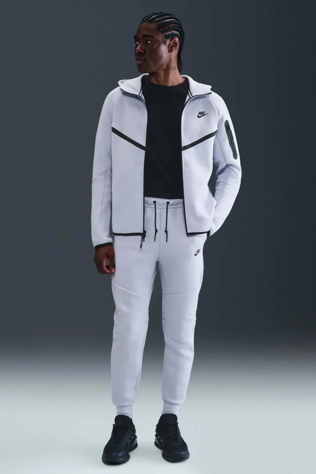 Nike Tech Fleece Full Zip Windrunner Hoodie Kapüşonlu Unisex Sweatshirt Mor Fiyatı, Yorumları ve Özellikleri