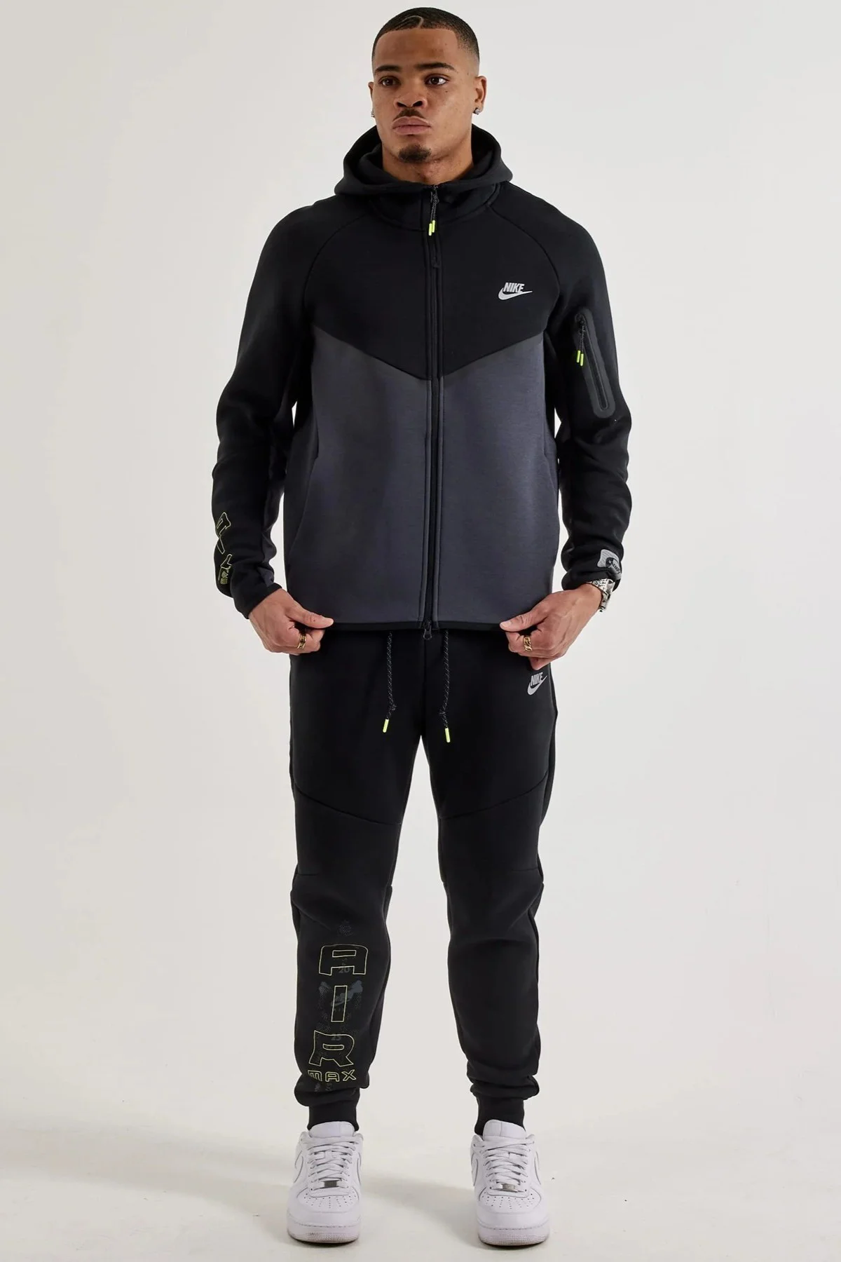Nike Tech Fleece Full Zip Windrunner Hoodie Kapüşonlu Unisex Sweatshirt Siyah Fiyatı, Yorumları ve Özellikleri