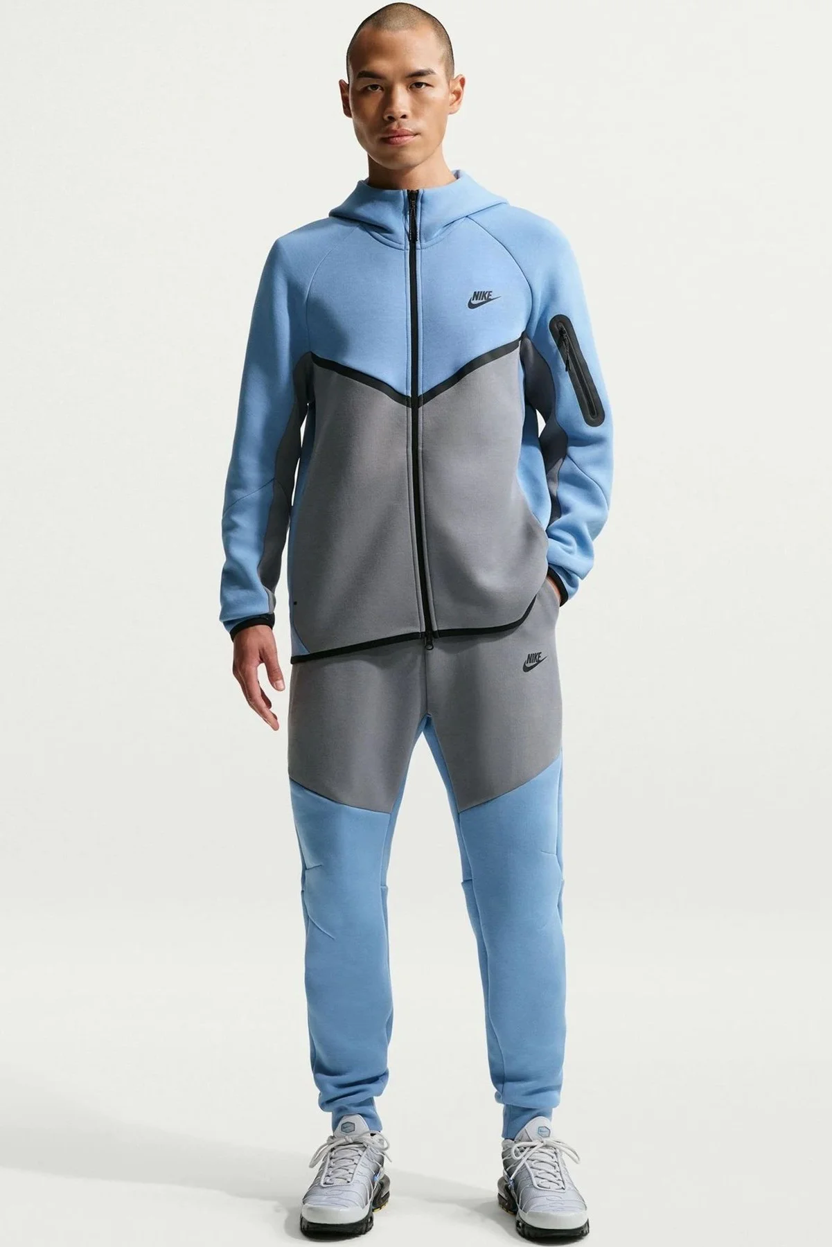 Nike Tech Fleece Slim Fit Men’s Track Jogger Pants Erkek Dar Kesim Eşofman Altı Mavi Gri Fiyatı, Yorumları ve Özellikleri