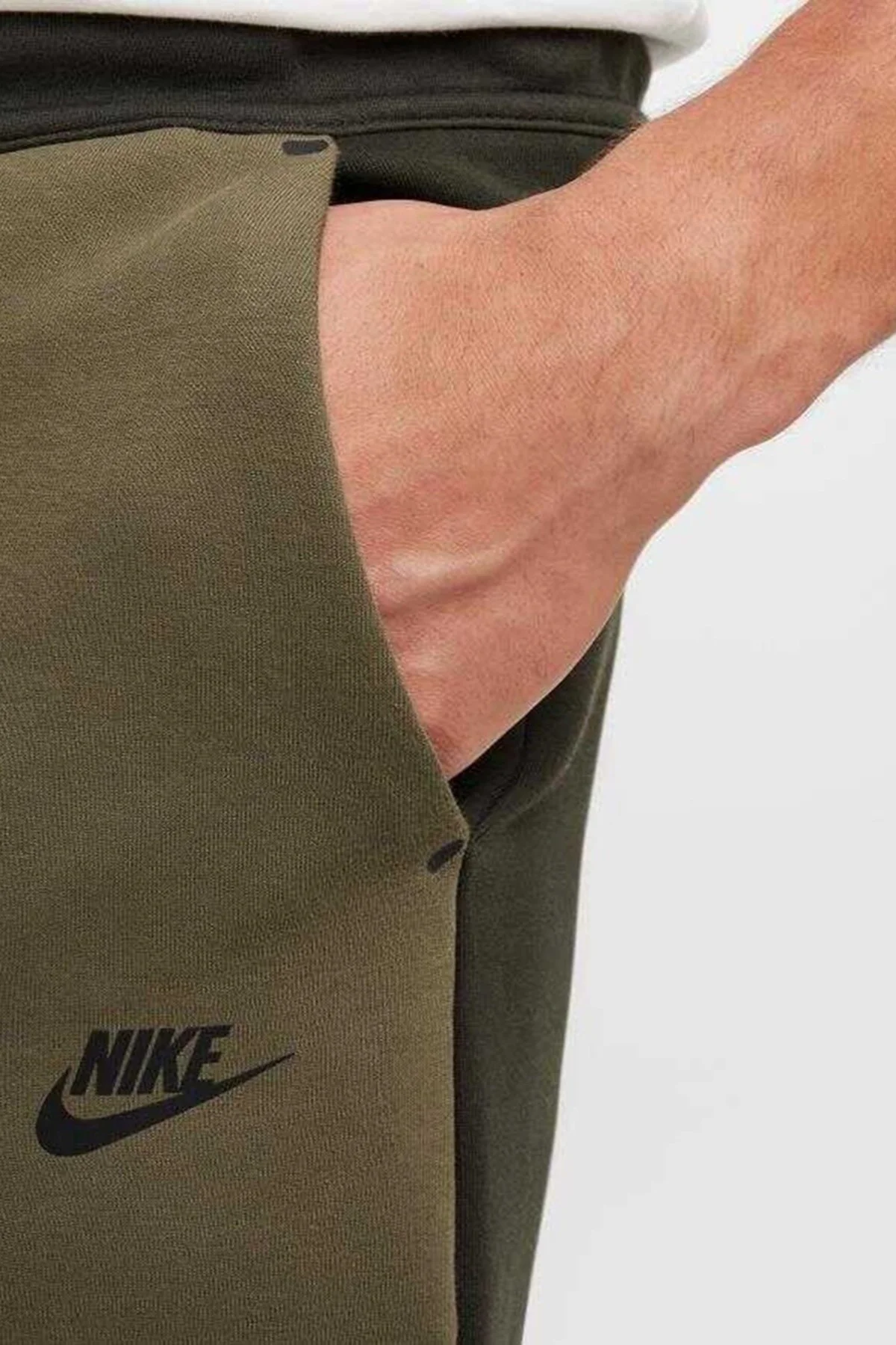 Nike Tech Fleece Slim Fit Men’s Track Jogger Pants Erkek Dar Kesim Eşofman Altı Haki Nike Tech Fleece Slim Fit Men’s Track Jogger Pants Erkek Dar Kesim Eşofman Altı Haki