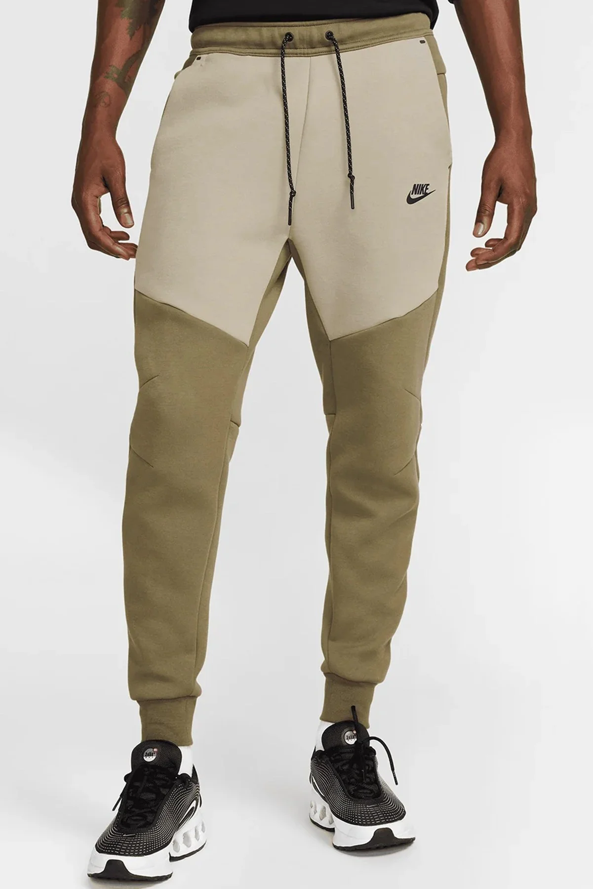 Nike Tech Fleece Slim Fit Men’s Track Jogger Pants Erkek Dar Kesim Eşofman Altı Yeşil-Haki