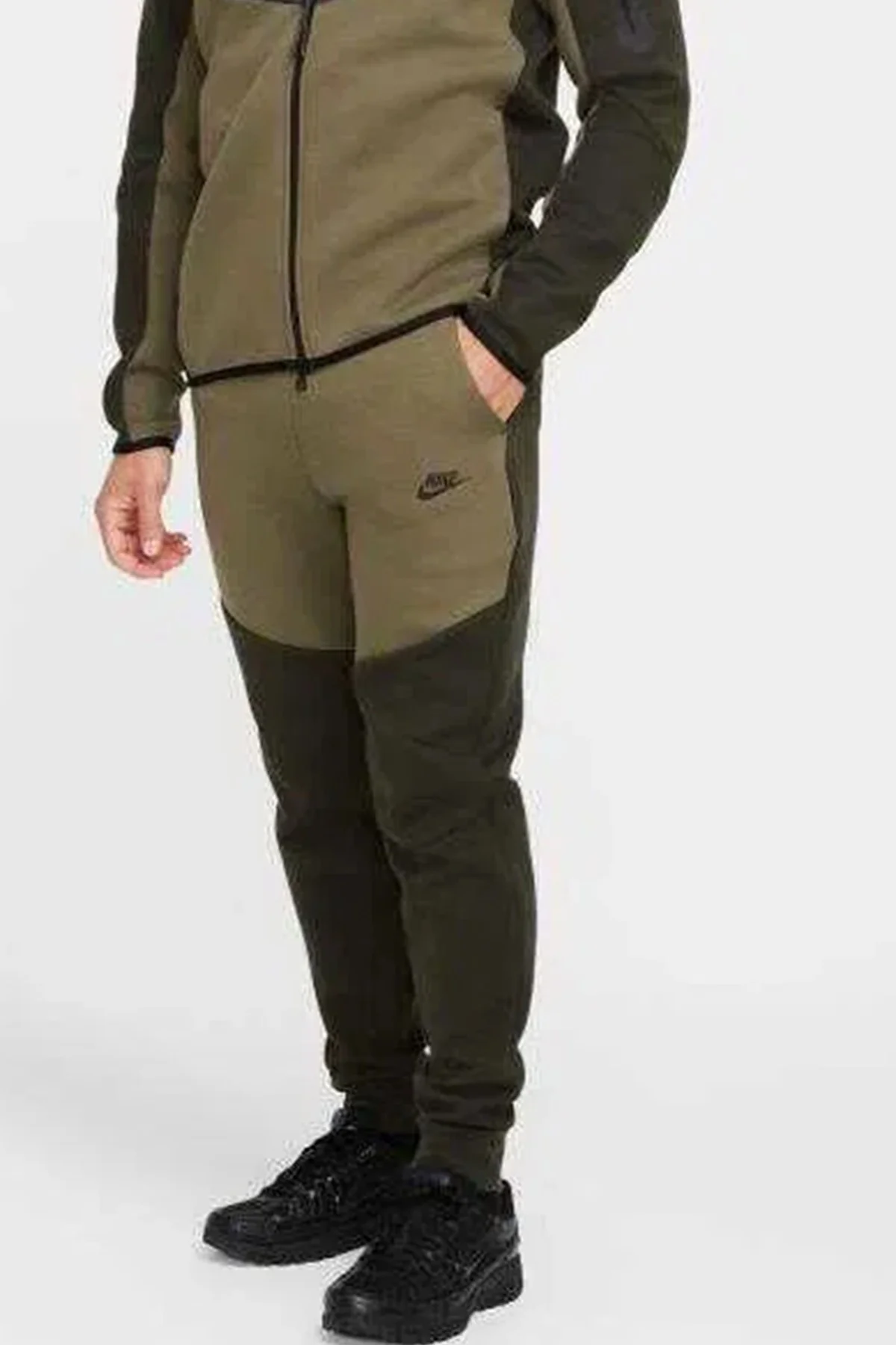 Nike Tech Fleece Slim Fit Men’s Track Jogger Pants Erkek Dar Kesim Eşofman Altı Haki Nike Tech Fleece Slim Fit Men’s Track Jogger Pants Erkek Dar Kesim Eşofman Altı Haki