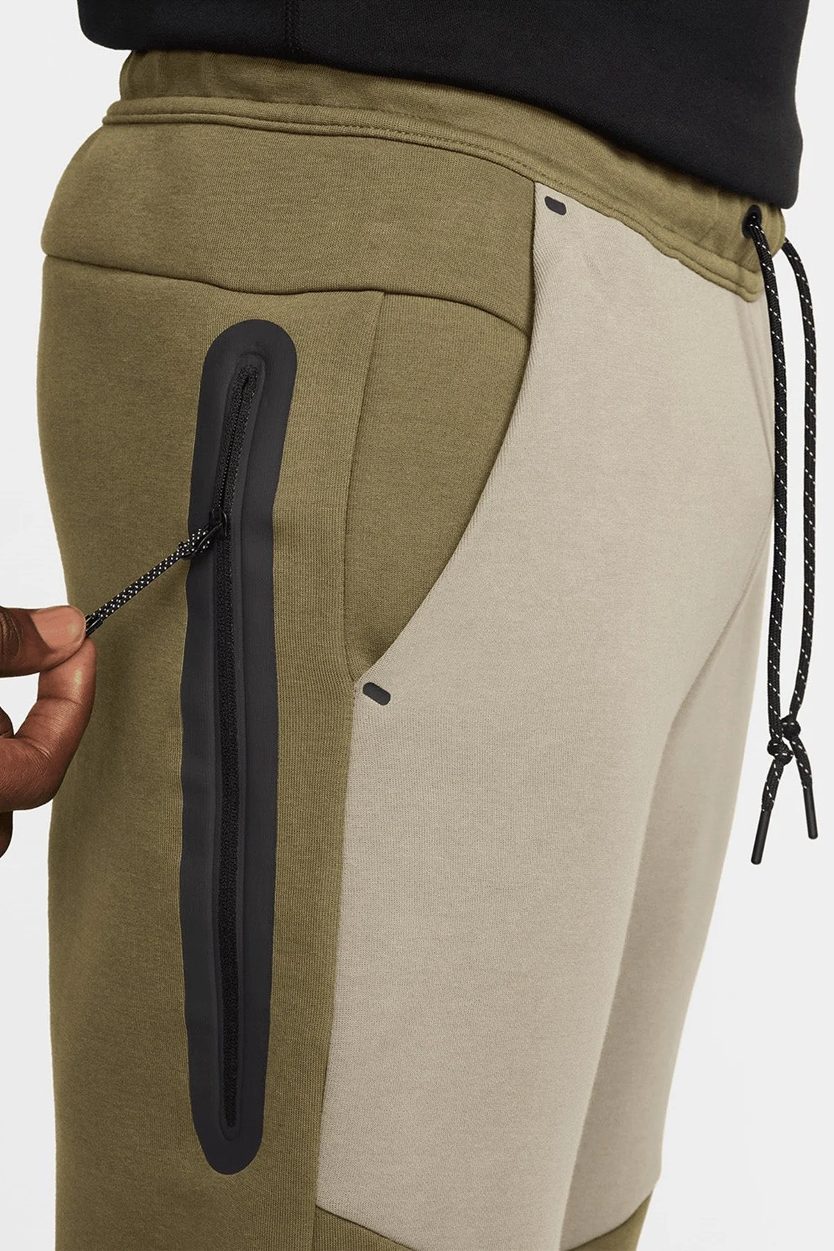 Nike Tech Fleece Slim Fit Men’s Track Jogger Pants Erkek Dar Kesim Eşofman Altı Yeşil-Haki