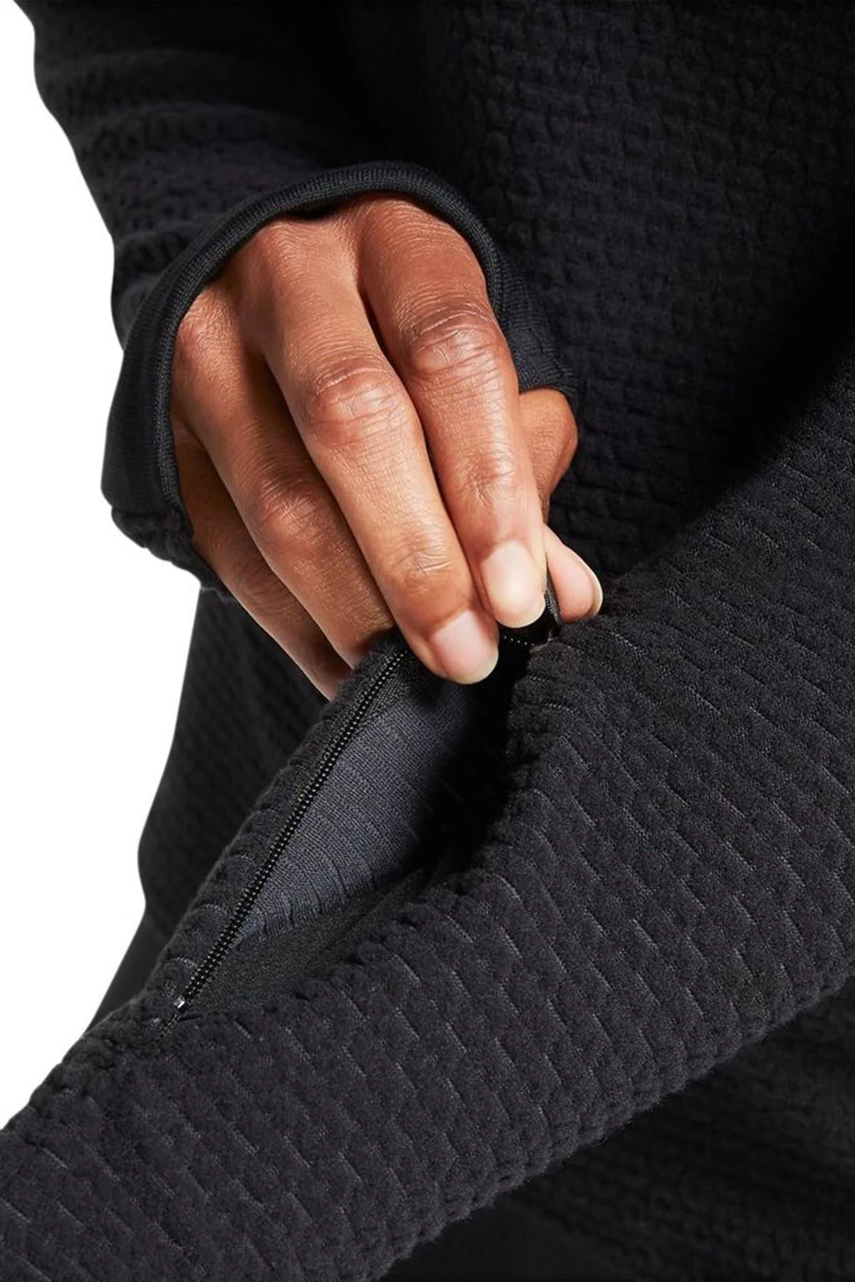 Nike Therma Dri-Fit Yarım Fermuarlı El Korumalı Koşu Üstü Siyah Nike Therma Dri-Fit Yarım Fermuarlı El Korumalı Koşu Üstü Siyah Fiyatı, Yorumları ve Özellikleri