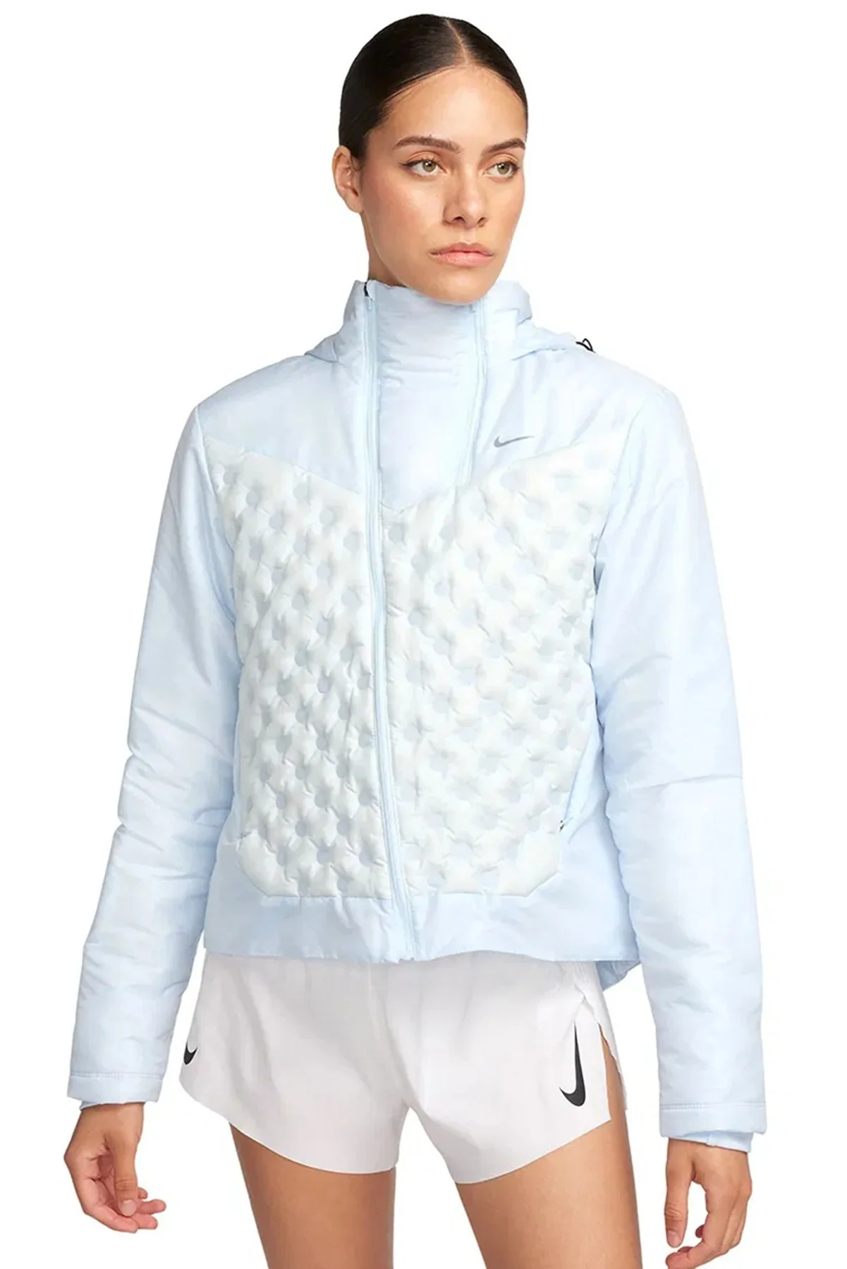 Nike Therma Fit ADV Repel AeroLoft Running Full Zip Hoodie Lİght Blue Kadın Bol Kesim Kaz Tüyü Kapüşonlu Ceket Açık Mavi Nike Therma Fit ADV Repel AeroLoft Running Full Zip Hoodie Lİght Blue Kadın Bol Kesim Kaz Tüyü Kapüşonlu Ceket Açık Mavi
