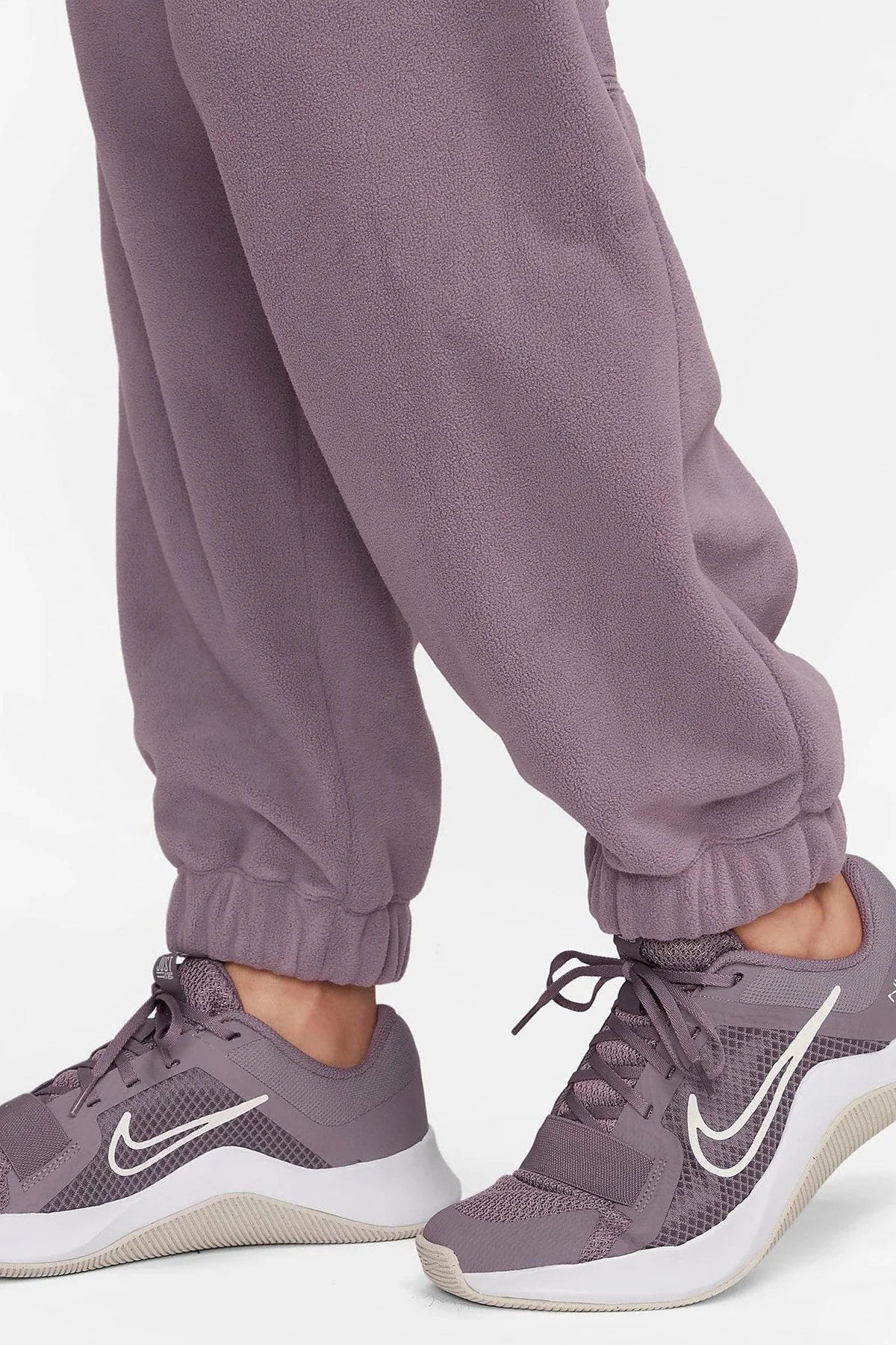Nike Therma-FIT One Women's Loose Fleece Pants Kadın Bol Kesim Yüksek Bel Eşofman Altı Mor