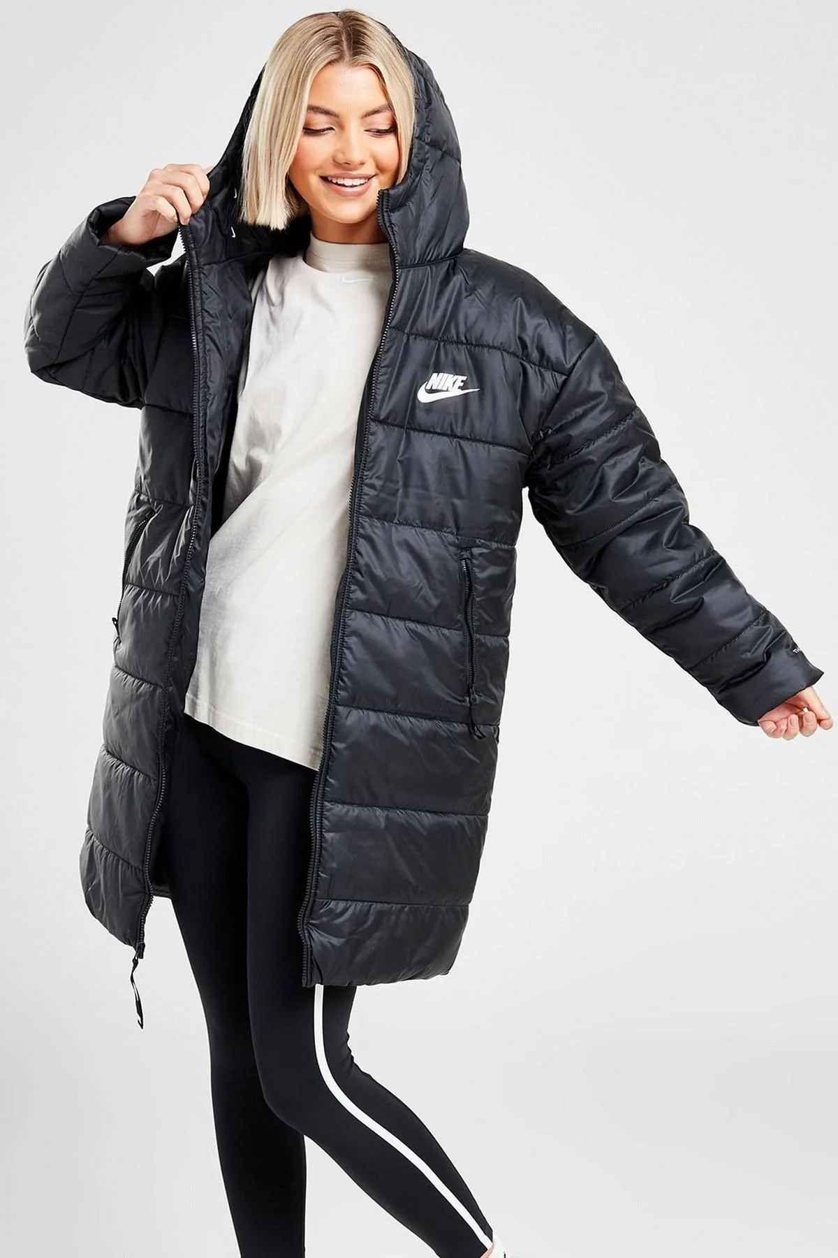 Nike Therma Fit Repel Synthetic Fill Parka Kadın Uzun Midi Kapüşonlu Mont Siyah Fiyatı, Yorumları ve Özellikleri