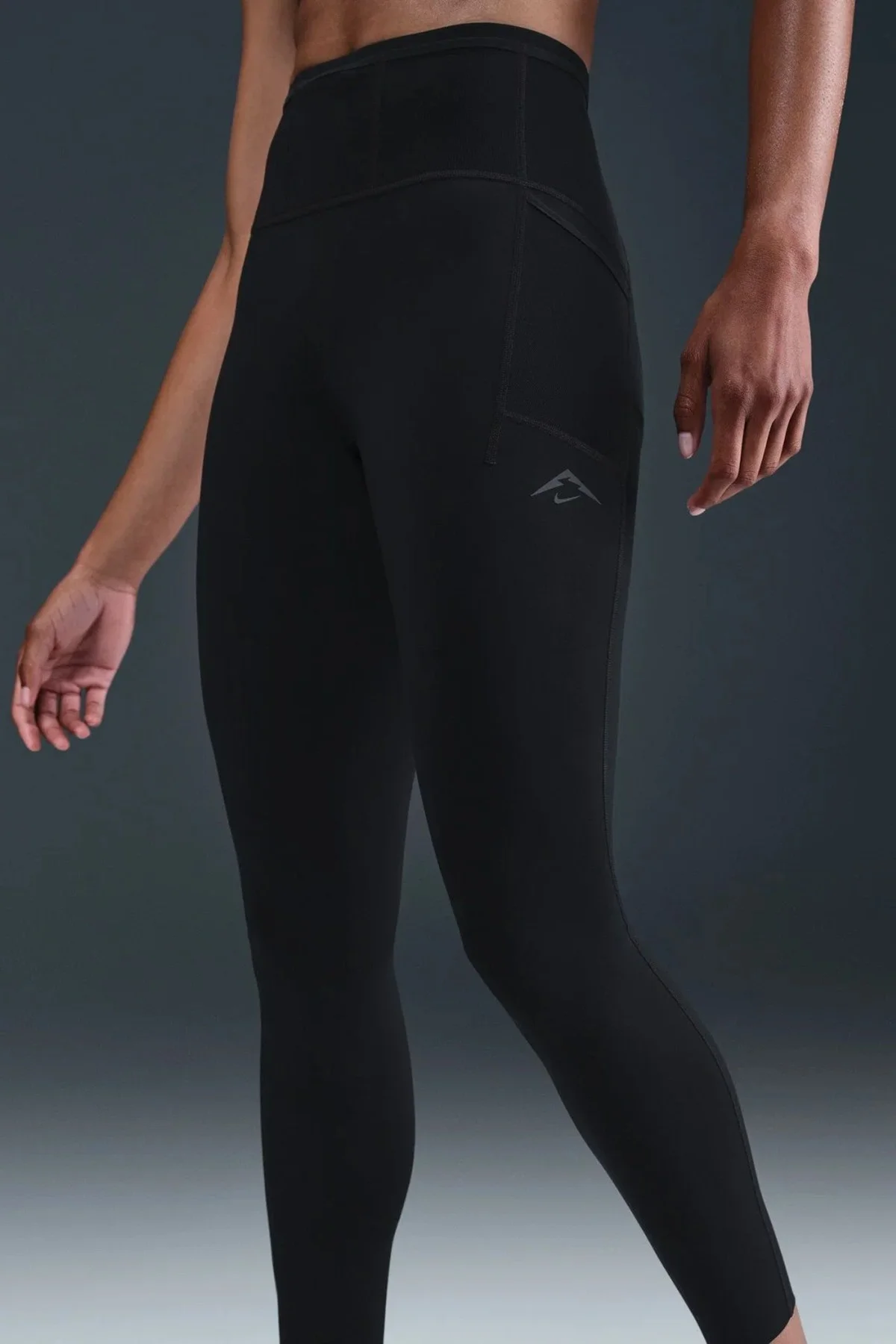 Nike Trail Dri Fit HR 7/8 Womens Tight Yüksek Bel Toparlayıcı Kadın Tayt Siyah Fiyatı, Yorumları ve Özellikleri