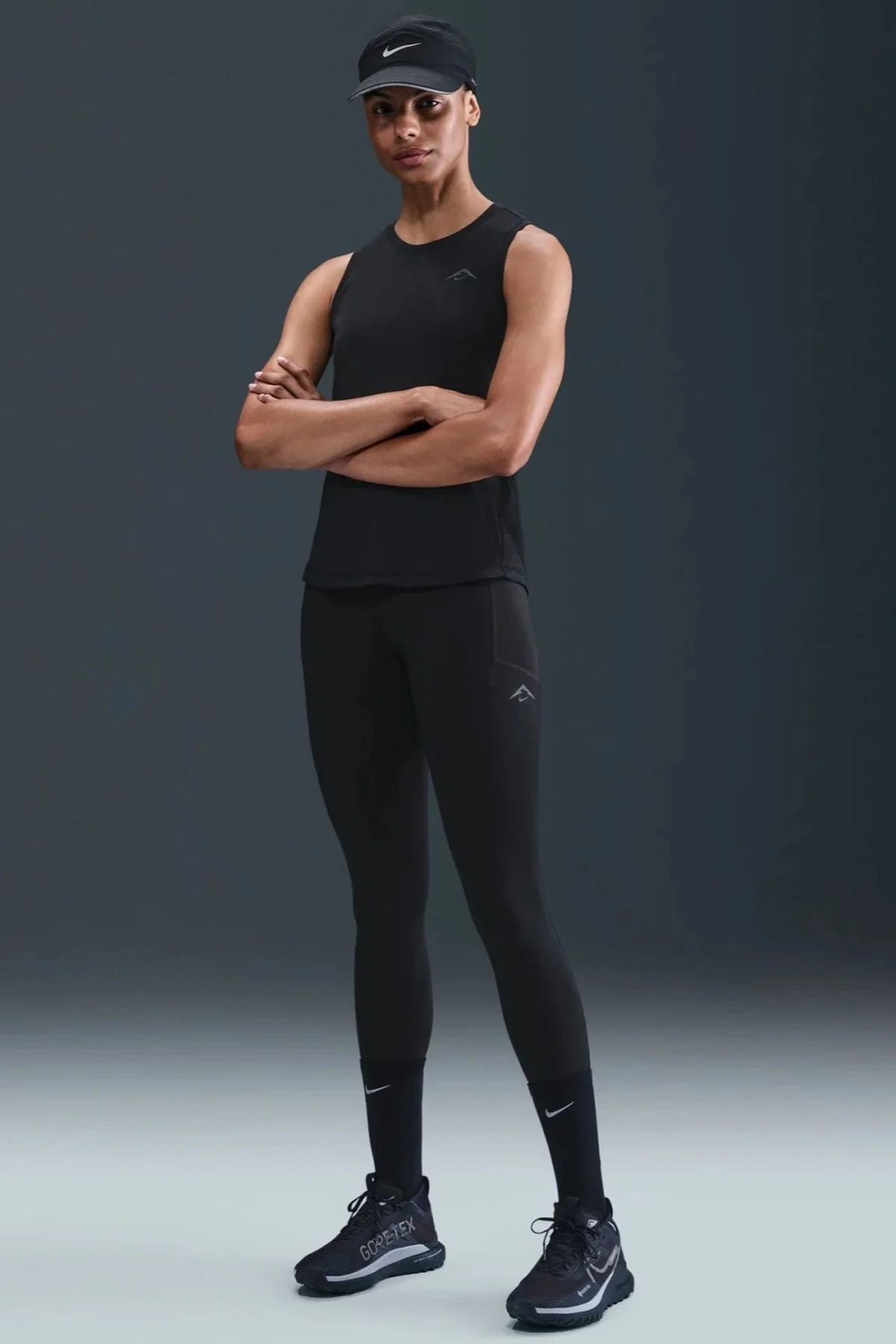 Nike Trail Dri Fit HR 7/8 Womens Tight Yüksek Bel Toparlayıcı Kadın Tayt Siyah Fiyatı, Yorumları ve Özellikleri