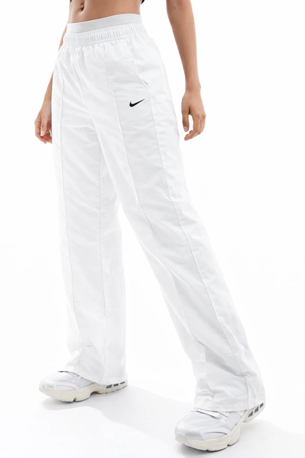 Nike Trend Woven Baggy Parachute Pants Kadın Dokuma Bol Kesim Paraşüt Eşofman Altı Beyaz Fiyatı, Yorumları ve Özellikleri