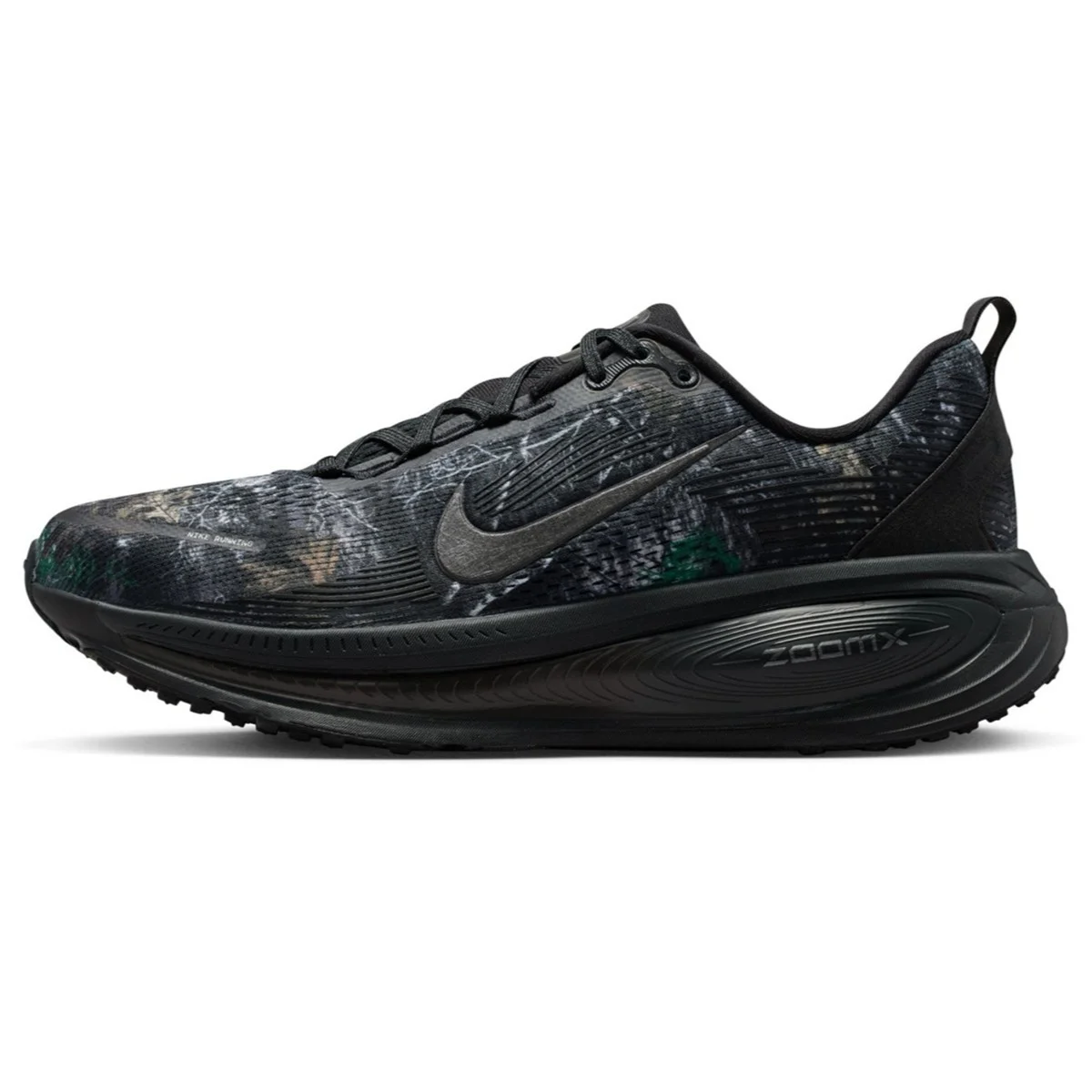 Nike Vomero 18 ZoomX ''Black Realtree''Mens Running Shoes Reflektörlü Erkek Yürüyüş Koşu Ayakkabısı Siyah Nike Vomero 18 ZoomX ''Black Realtree''Mens Running Shoes Reflektörlü Erkek Yürüyüş Koşu Ayakkabısı Siyah