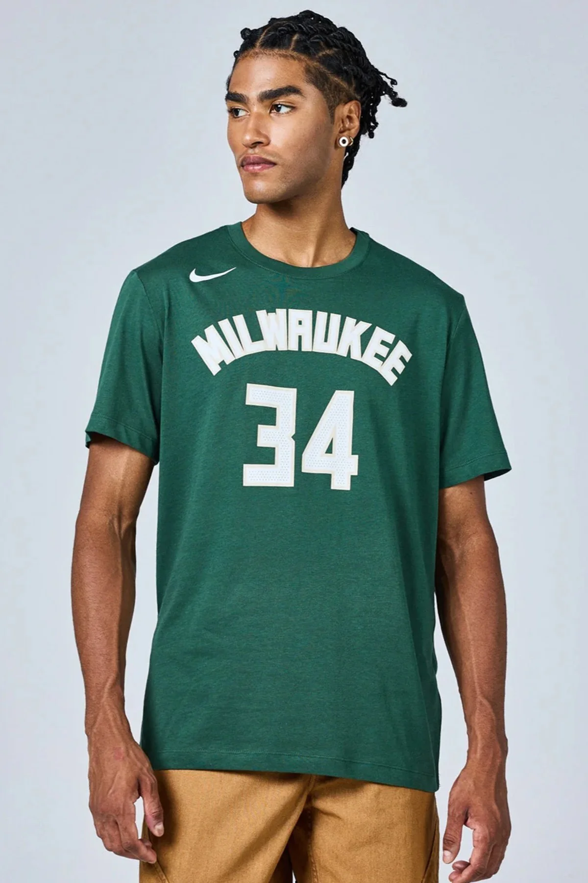 Nike Wilwaukee Bucks NBA Mens Tee Grafik Baskılı Pamuklu Erkek Tişört Yeşil Fiyatı, Yorumları ve Özellikleri