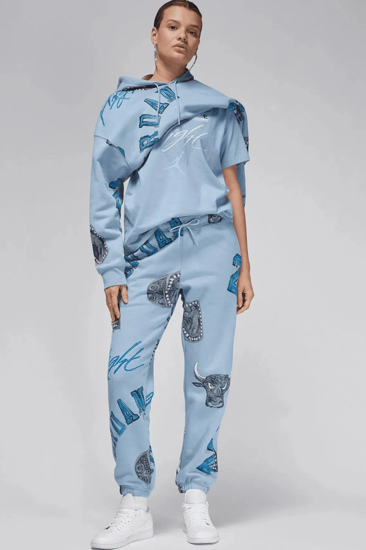 Nike Women's Jordan Brooklyn Fleece Jogger Kadın Eşofman Altı Mavi Nike Women's Jordan Brooklyn Fleece Jogger Kadın Eşofman Altı Mavi