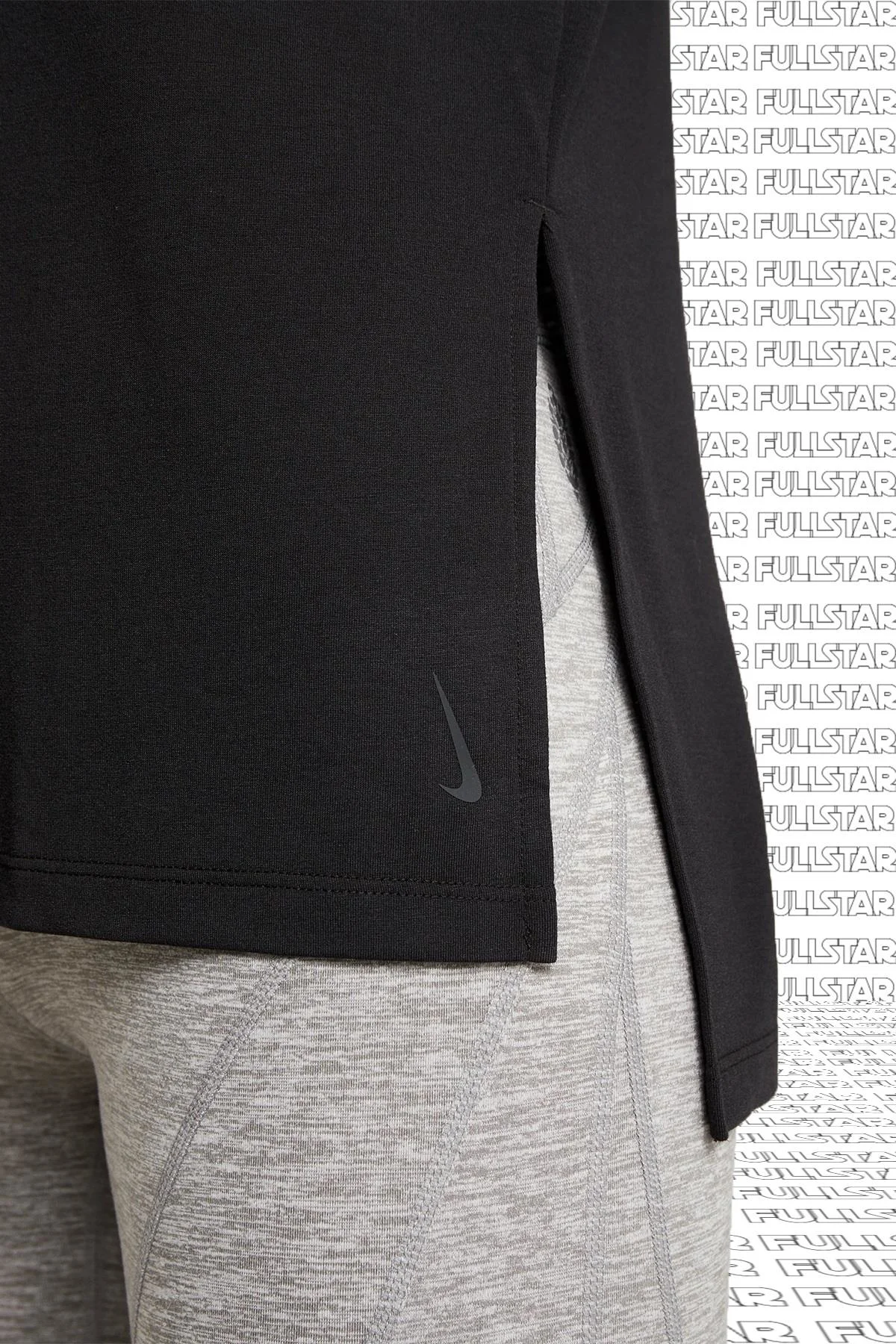 Nike Yoga Dri Fit Tee Black Solmaya Dayanıklı Dökümlü Rahat Tişört Siyah Fiyatı, Yorumları ve Özellikleri