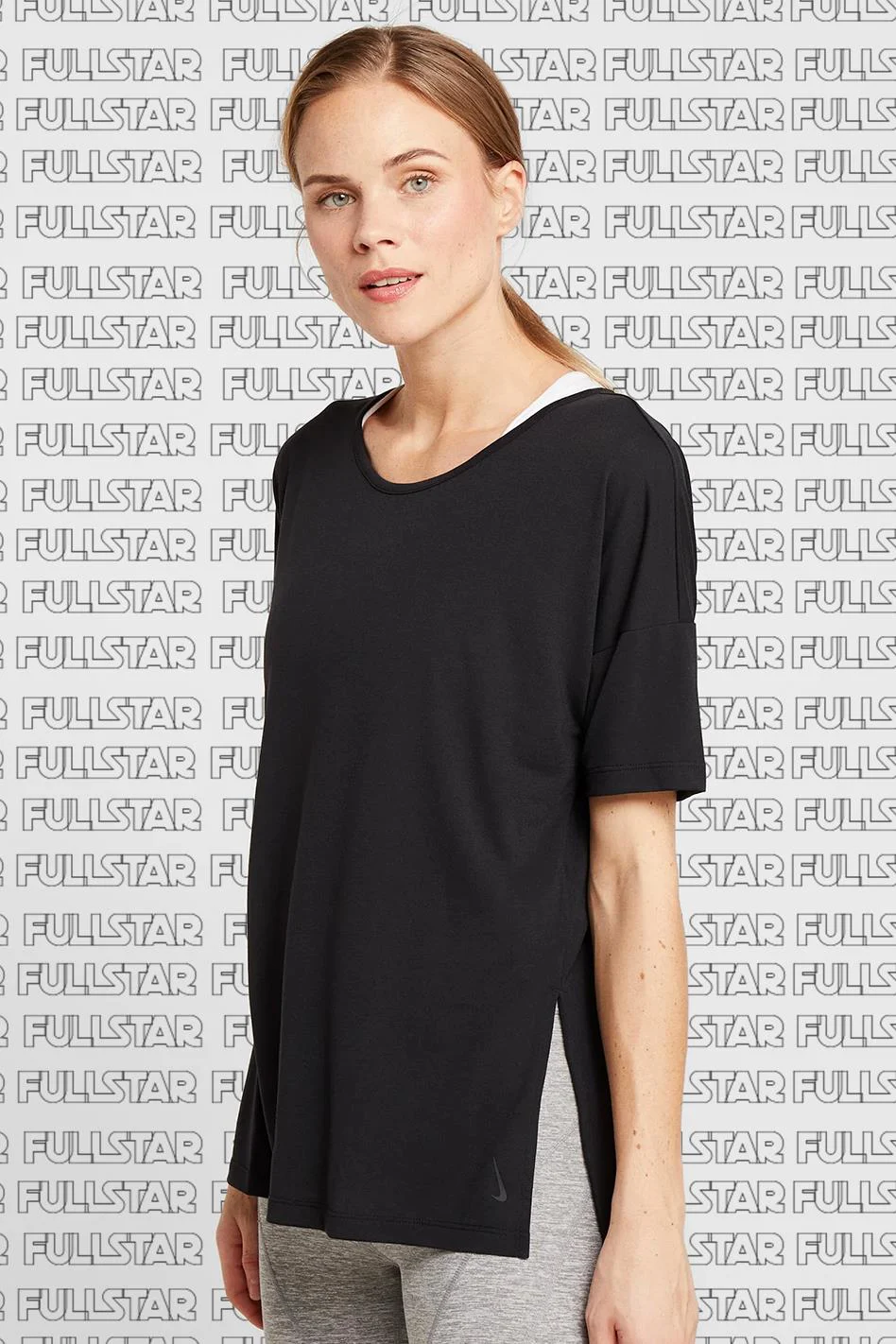 Nike Yoga Dri Fit Tee Black Solmaya Dayanıklı Dökümlü Rahat Tişört Siyah Fiyatı, Yorumları ve Özellikleri