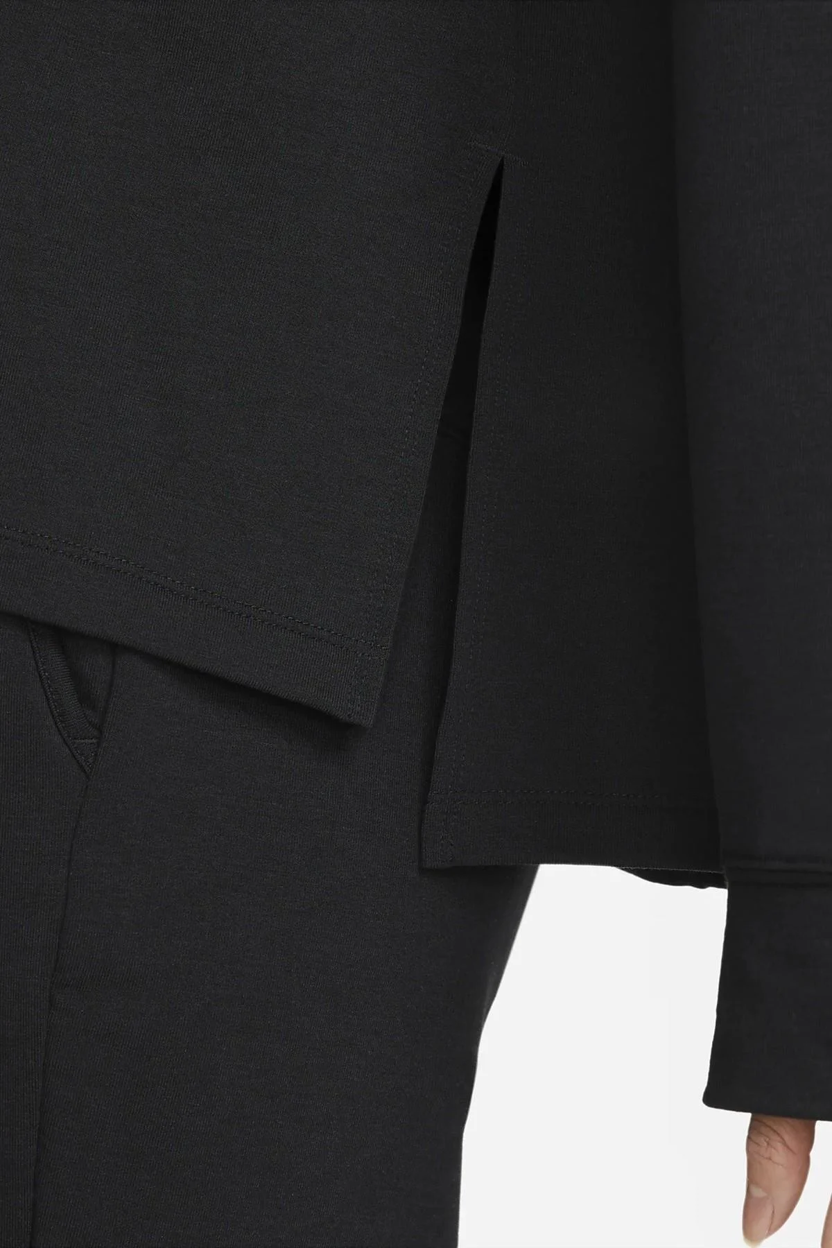 Nike Yoga Dri Fit Women's Fleece Hoodie Kadın Kapüşonlu Yumuşak Sweatshirt Siyah Nike Yoga Dri Fit Women's Fleece Hoodie Kadın Kapüşonlu Yumuşak Sweatshirt Siyah
