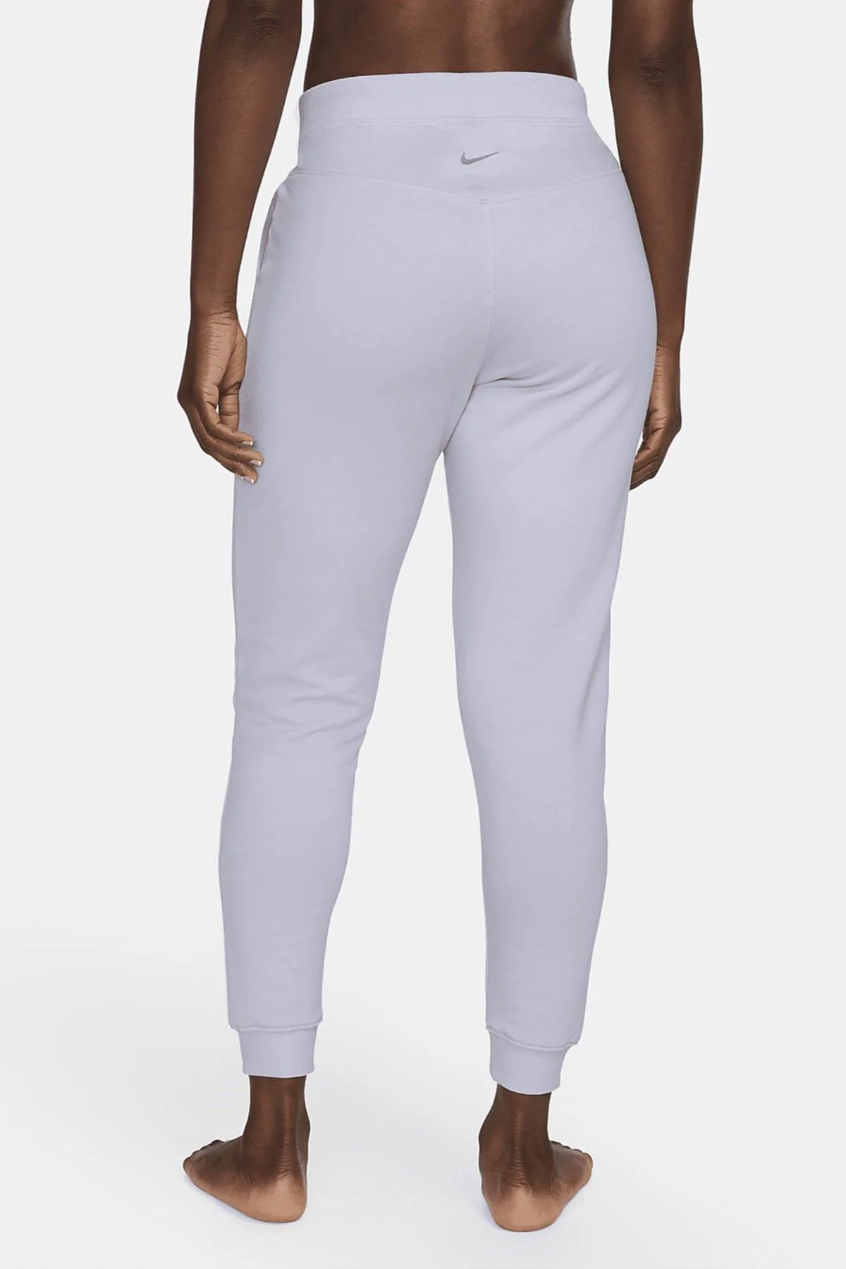 Nike Yoga Luxe 7/8 Fleece Soft Pants Purple Esnek Yumuşak Kadın Eşofman Altı Mor