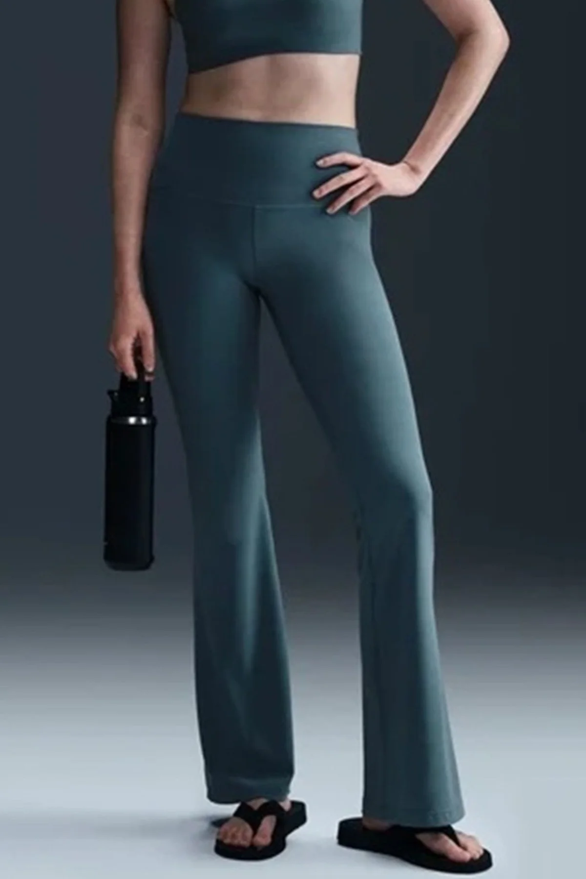Nike Zenvy Dri-Fit Womens Training Pants.Soft Kumaş Geniş Paça Kadın Antreman Eşofman Altı Mavi Fiyatı, Yorumları ve Özellikleri