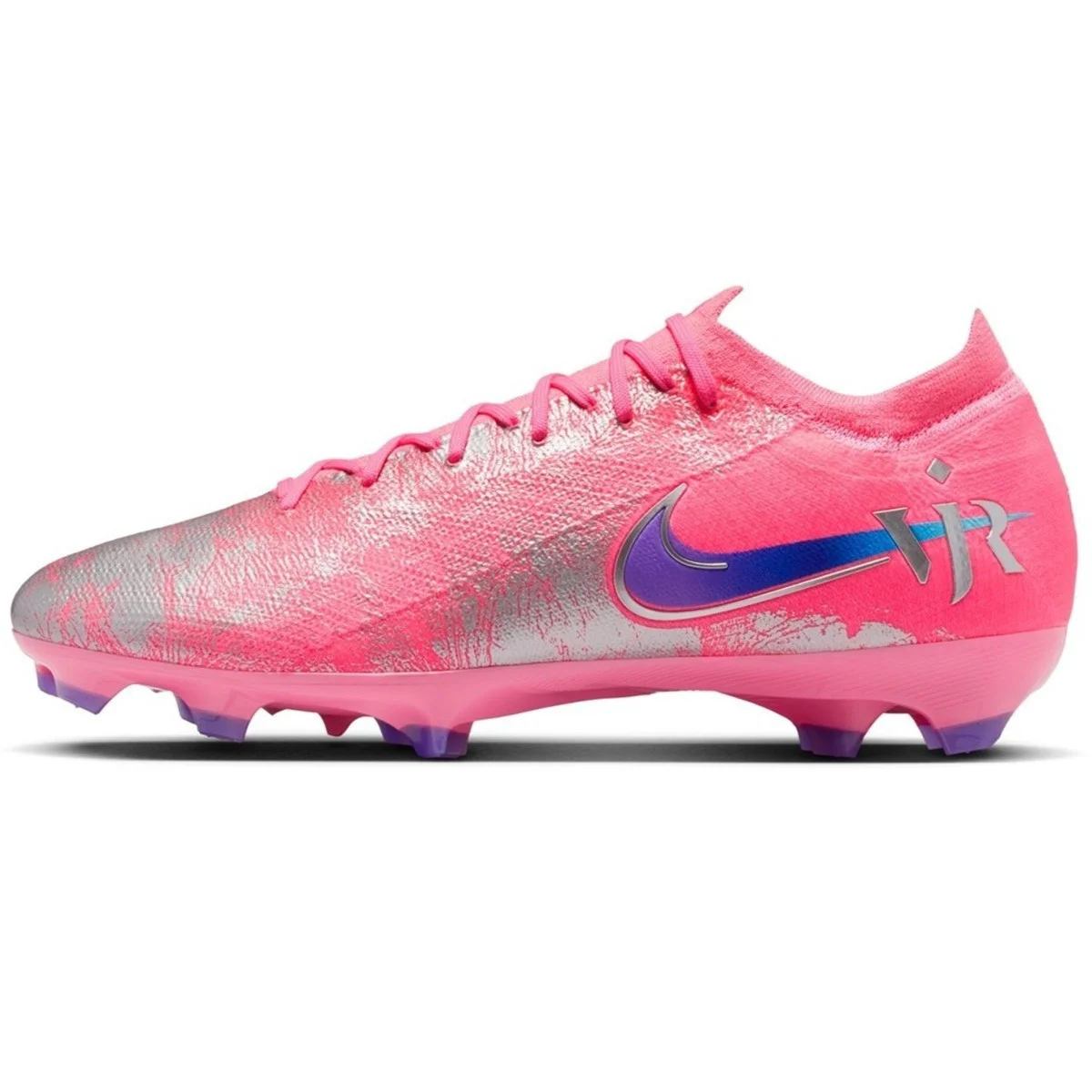 Nike Zoom Vapor 16 Pro Vini JR  FG Football Shoes Yarı Prof Çim Saha Futbol Kramponu Pembe