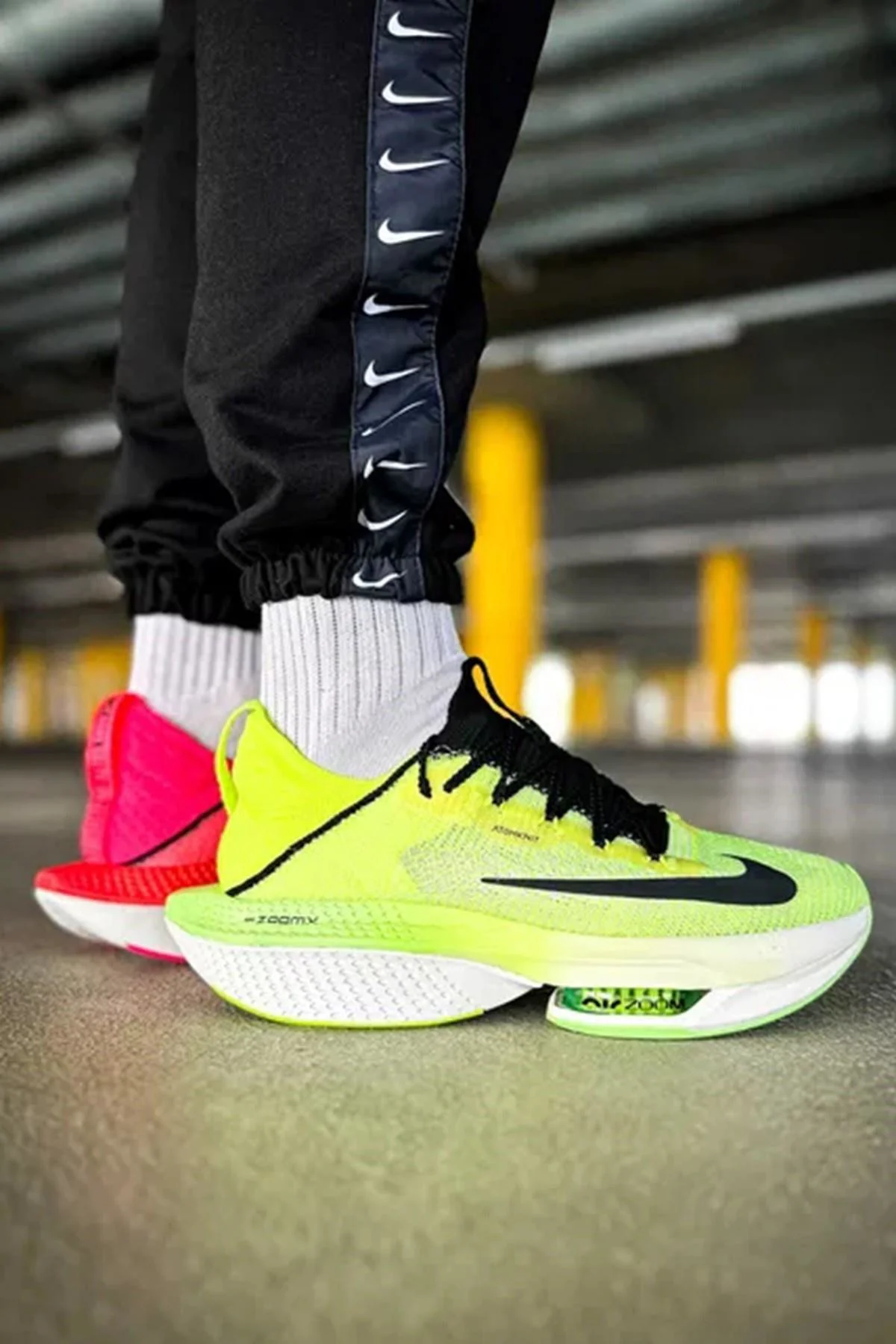 Nike Zoomx Alphafly Nex% 2 Atomknit Running Erkek Reflektörlü Koşu Antrenman Ayakkabısı Pembe Yeşil Fiyatı, Yorumları ve Özellikleri