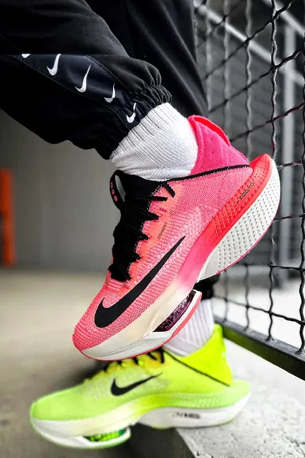 Nike Zoomx Alphafly Nex% 2 Atomknit Running Erkek Reflektörlü Koşu Antrenman Ayakkabısı Pembe Yeşil Fiyatı, Yorumları ve Özellikleri