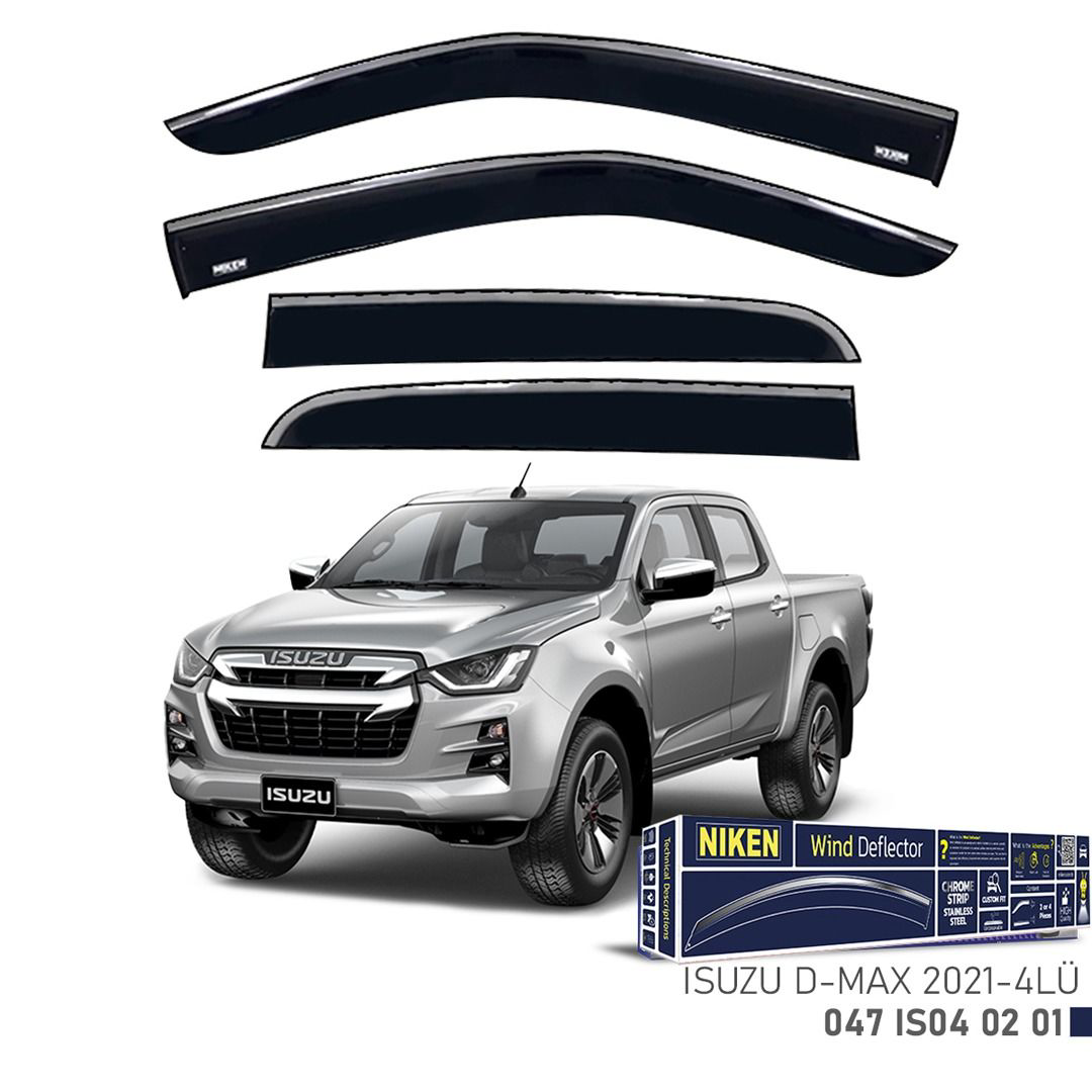 Drs Tuning Niken İsuzu D-Max 2021- Kromlu Cam Rüzgarlığı 4 Lü Drs Tuning Niken İsuzu D-Max 2021- Kromlu Cam Rüzgarlığı 4 Lü