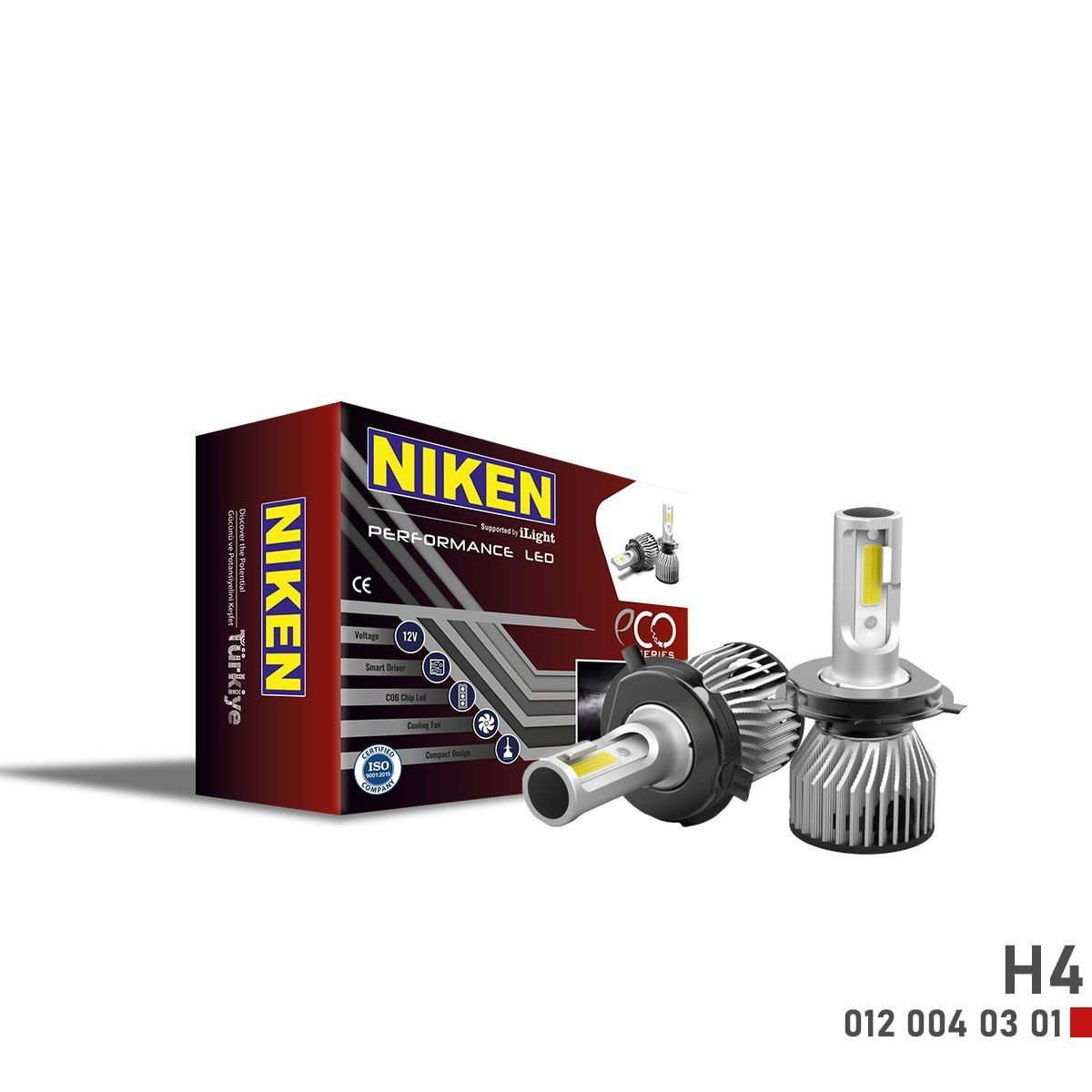 Niken LED Uyumlu Xenon Eco Serisi H4 Parça Niken LED Uyumlu Xenon Eco Serisi H4 Parça