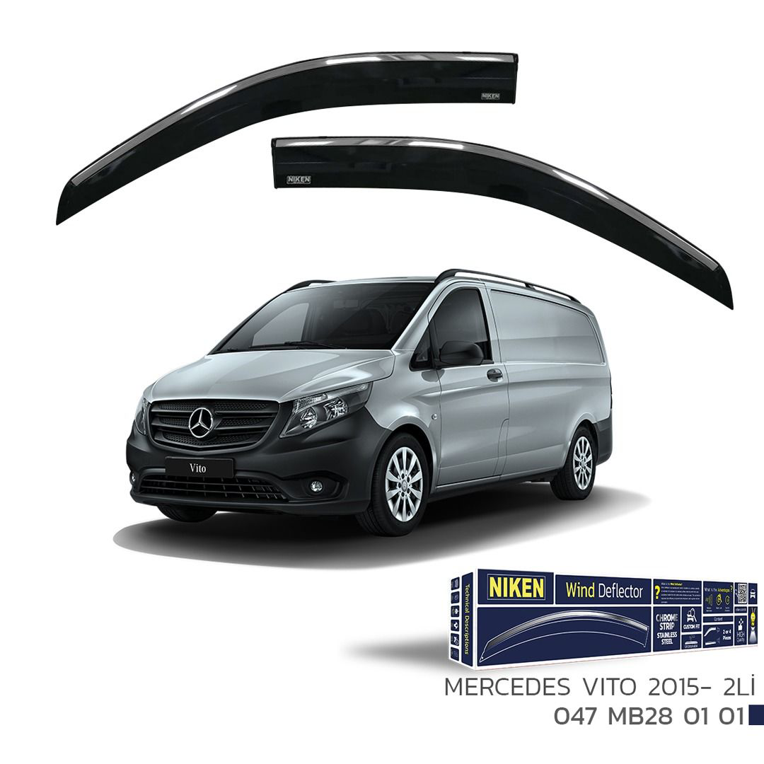 Niken Mercedes Vito 2015 – Kromlu Cam Rüzgarlığı 2 Lİ Niken Mercedes Vito 2015 – Kromlu Cam Rüzgarlığı 2 Lİ