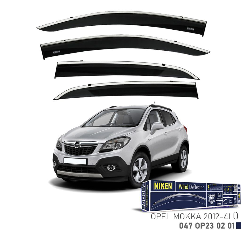 Niken Opel Uyumlu Mokka 2012 2019 Model Arası Kromlu Cam Rüzgarlı