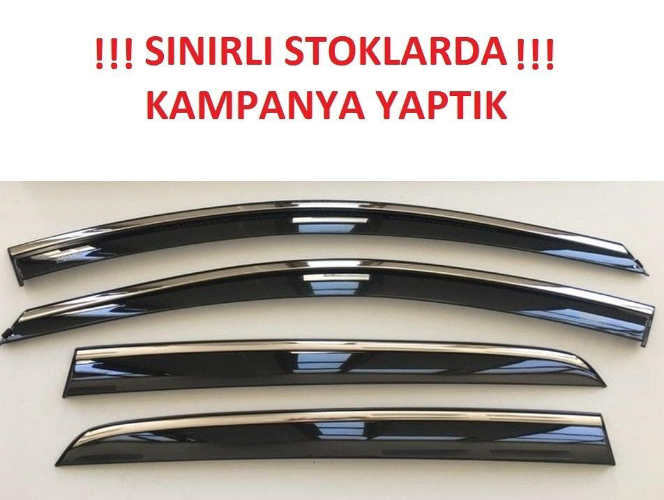 Niken Yeni Uyumlu Dacia Duster 2018 Sonrası Kromlu Cam Rüzgarlığı