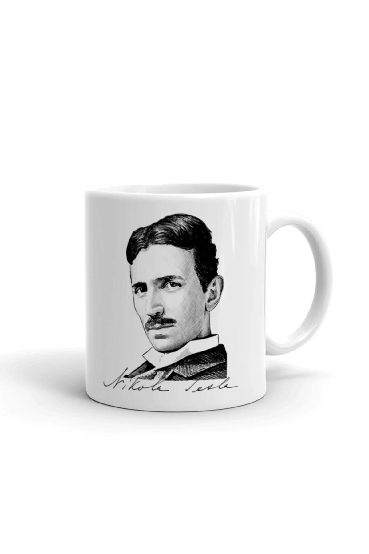 Nikola Tesla ithal Porselen Seramik Kupa Bardak
