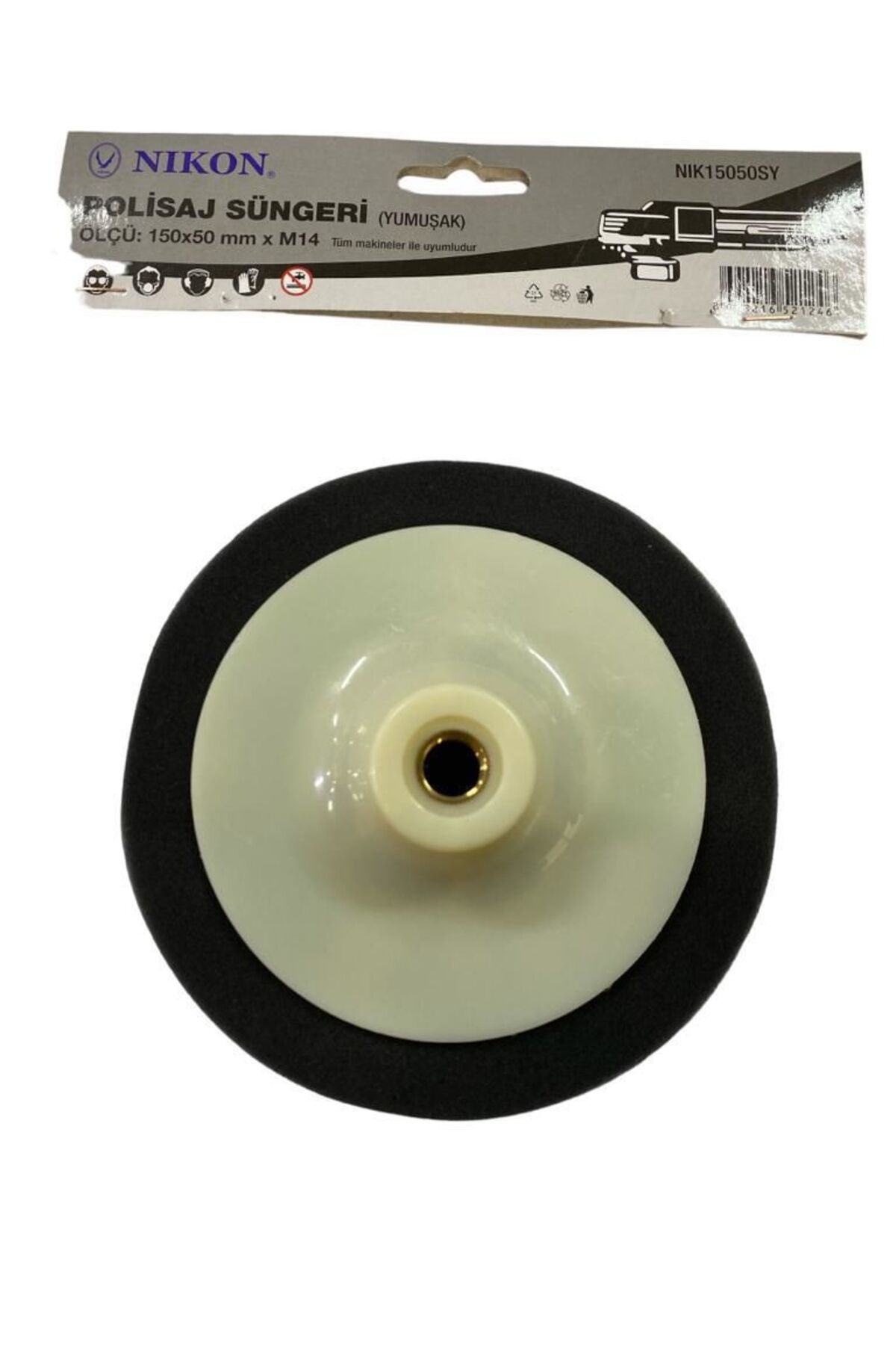 Nikon Nikon 15050Sy Polisaj Süngeri 150 Mm Siyah Yumuşak