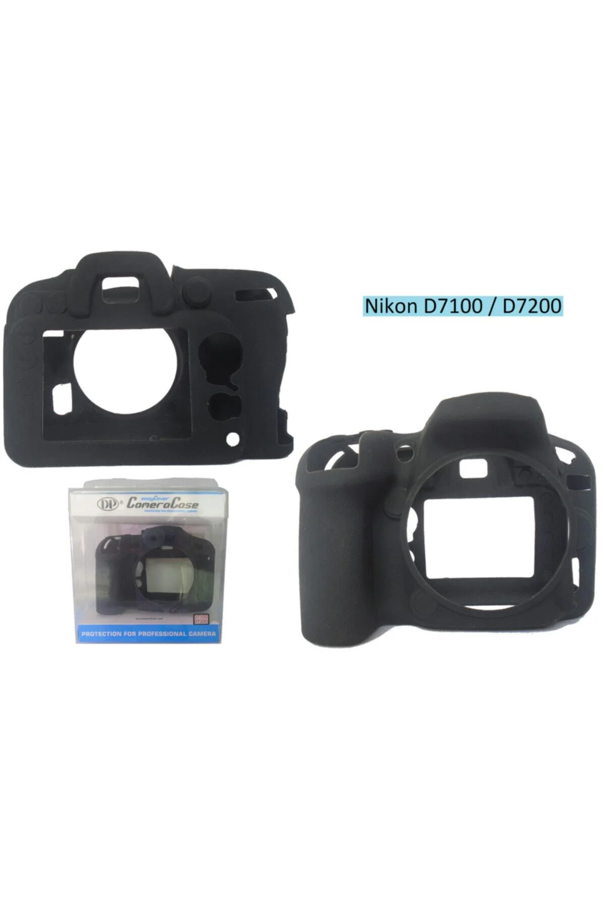 Nikon D7200 Için Body Koruyucu Slikon Uyumlu