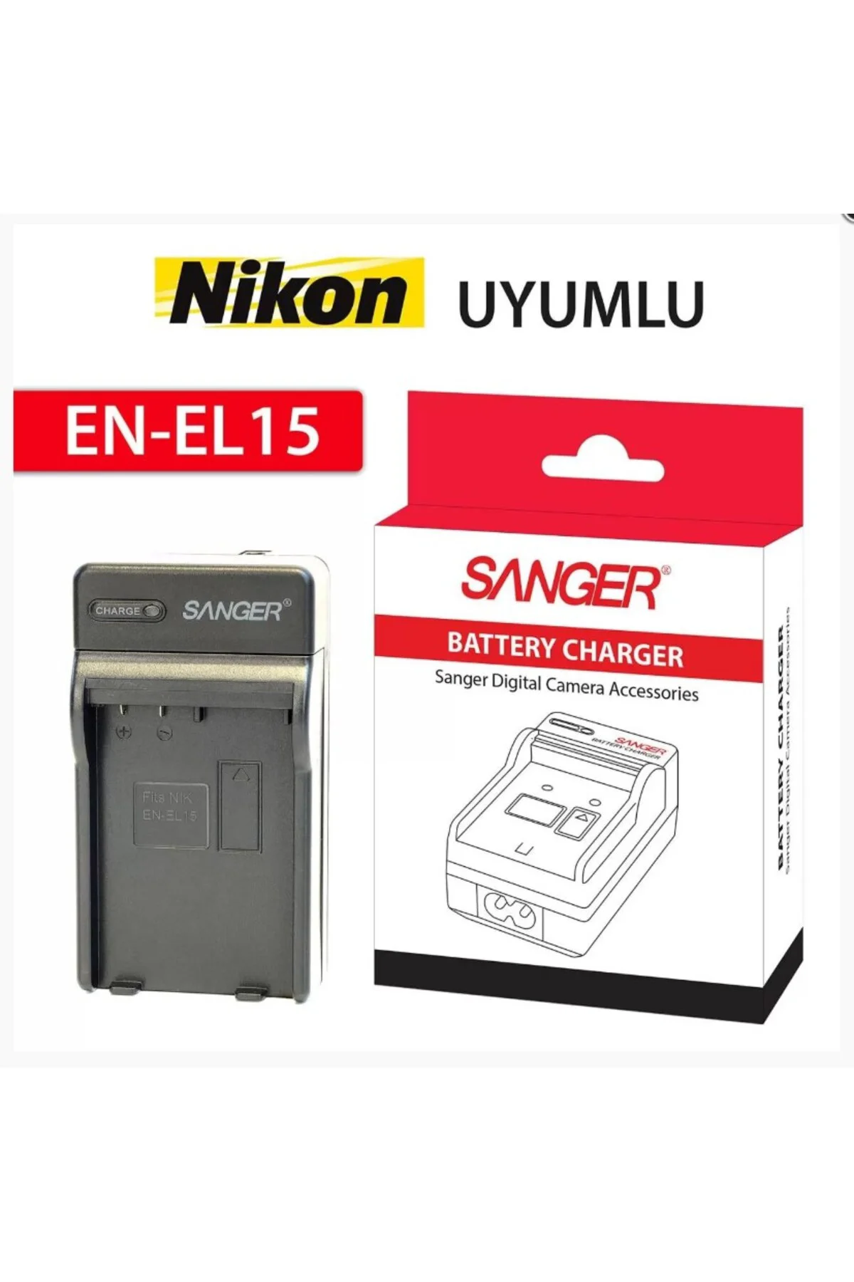 ,nikon En-el15,bataryası Ile Uyumlu Şarj Cihazı Aleti.