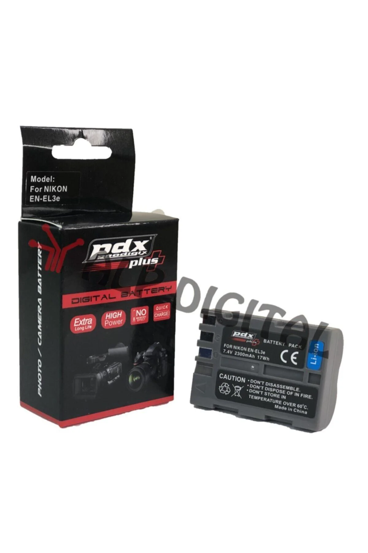 Nikon En-el3e Batarya Pil - 2300mah D50, D70, D70s, D80