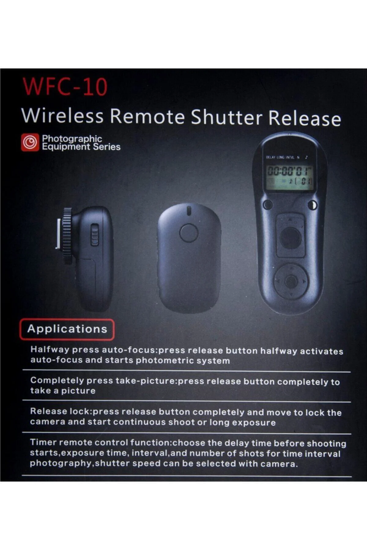 Nikon Için Timerli Wfc 10 Wireless Kumanda