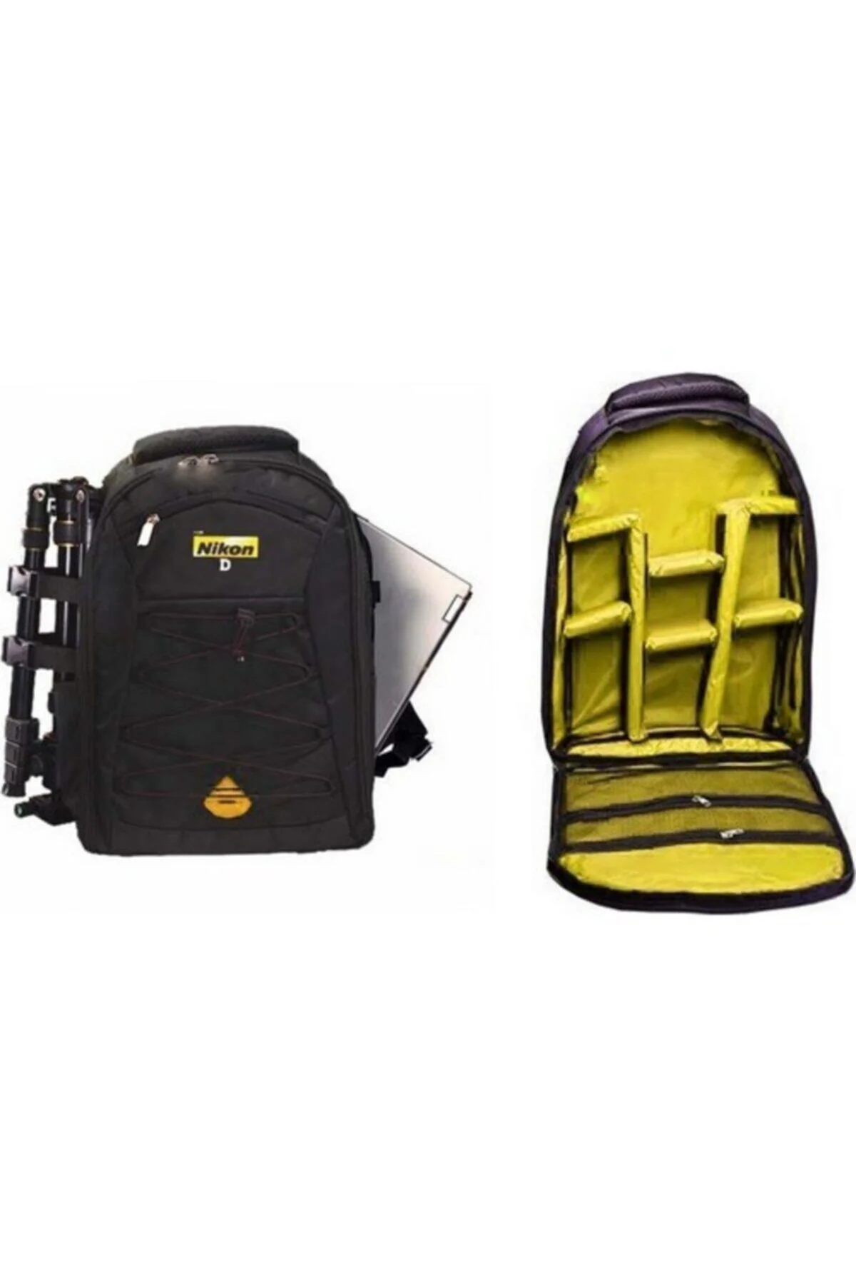 Nikon Laptop Bölmeli Sırt Çantası D90 D80 D300 D200 D100 D610
