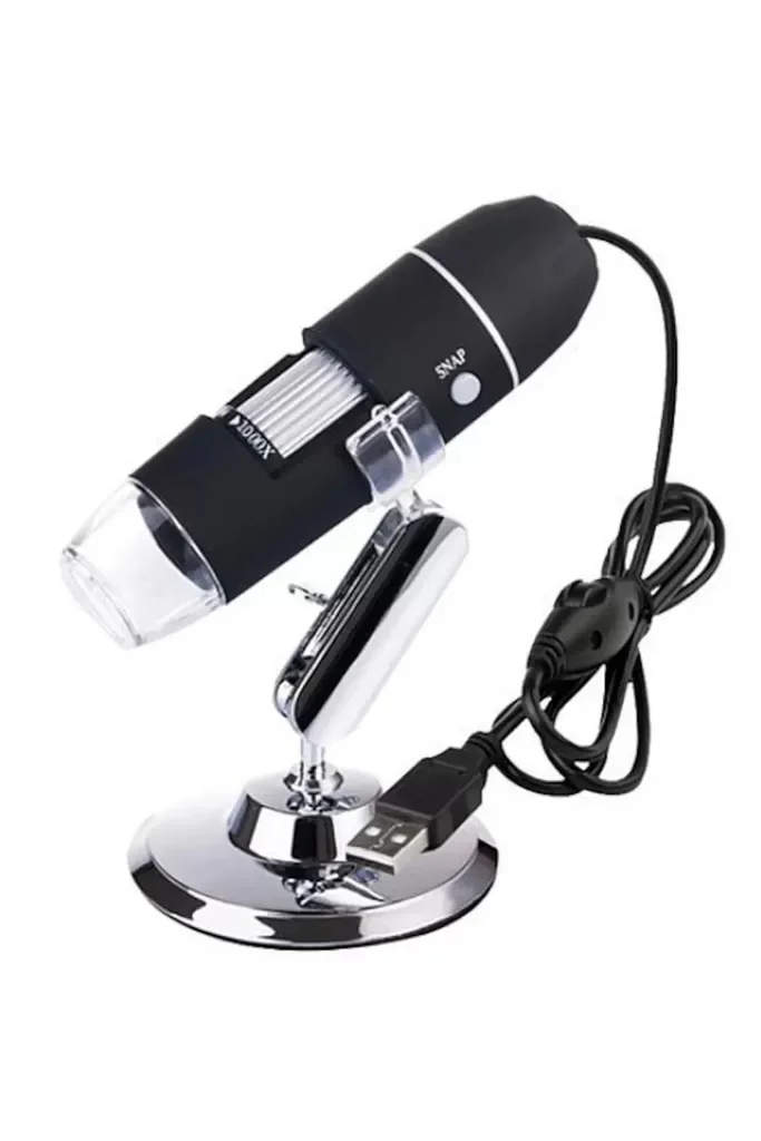 Nikula-1600X USB dijital mikroskop kamera endoskop 8LED büyüteç Metal standı ( Lisinya )