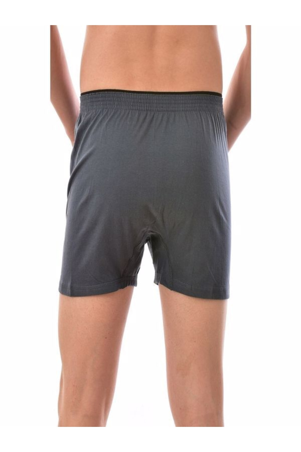 Nil Botiquen Erkek Füme 4 Adet Pamuklu Düğmeli Boxer Füme Nlbtqn-117