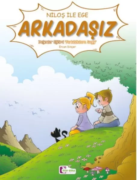 Niloş İle Ege - Arkadaşız 35*50 Kuşe Kağıt -Renkli Hikaye