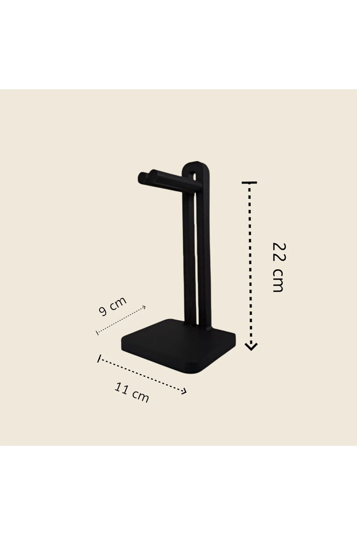 Nilux Dizayn Modern Kulaklık Standı | Masaüstü 3D Baskı Kulaklık 