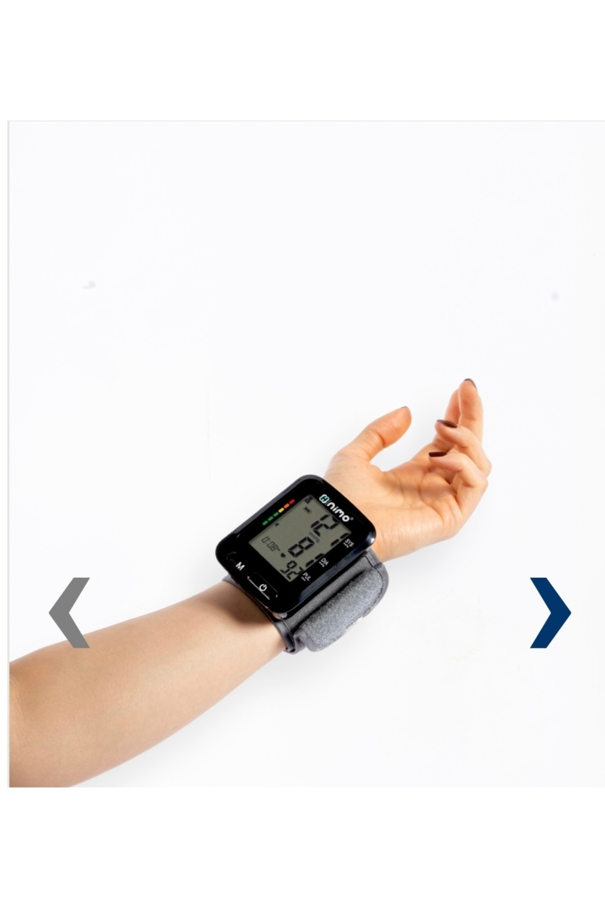 Nimomed Nimo Hbdk-01 Otomatik Bilekten Ölçer Türkçe Konuşan Dijital Tansi