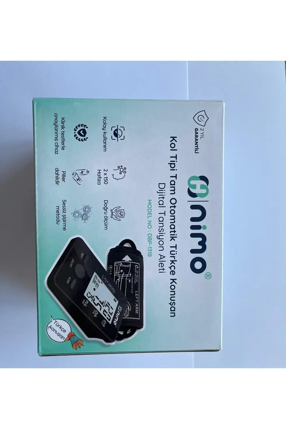 NİMO TANSİYON ALETİ KOLDAN ÖLÇER KONUŞAN DBP-1318