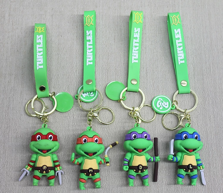 Ninja Kaplumbağalar Silikon Anahtarlık Alk4260