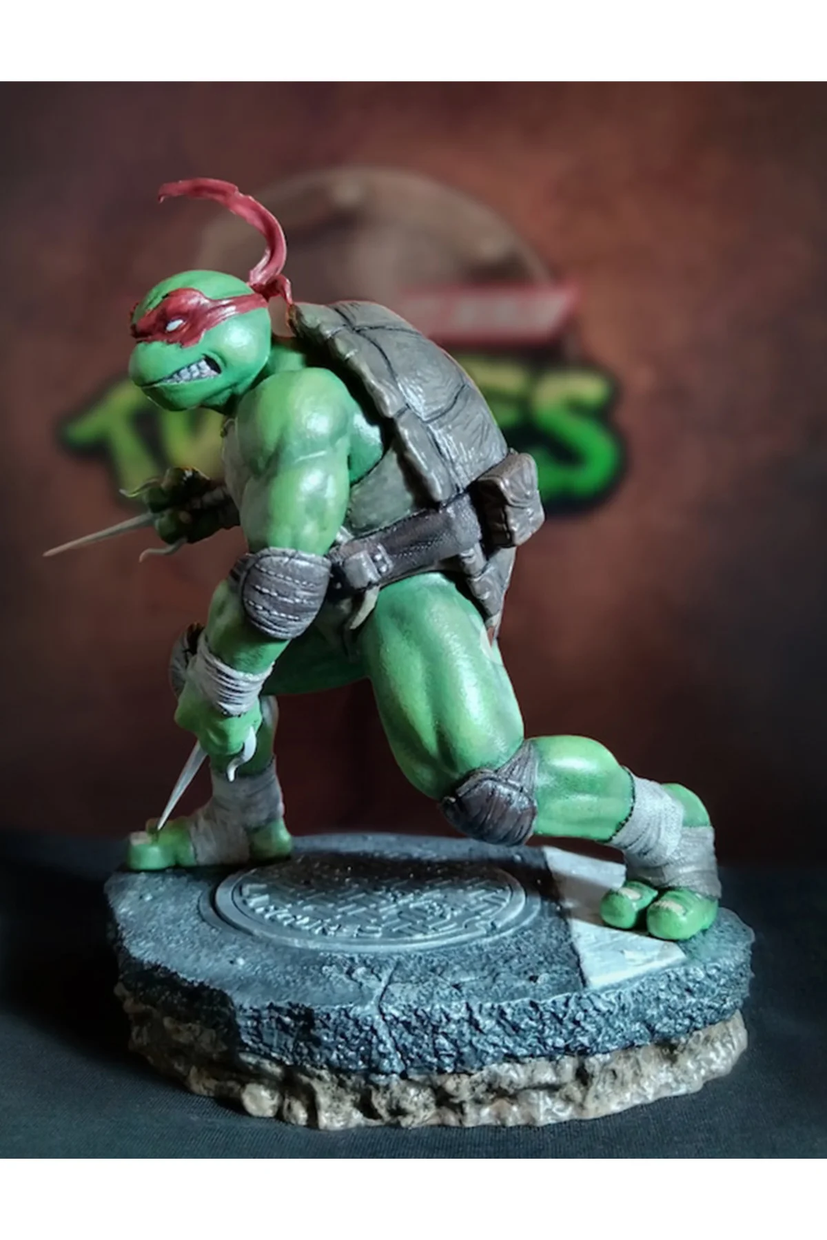 Ninja Kaplumbağalar Raphael Figür TMNT Raphael Figür 25CM Büyük Boy