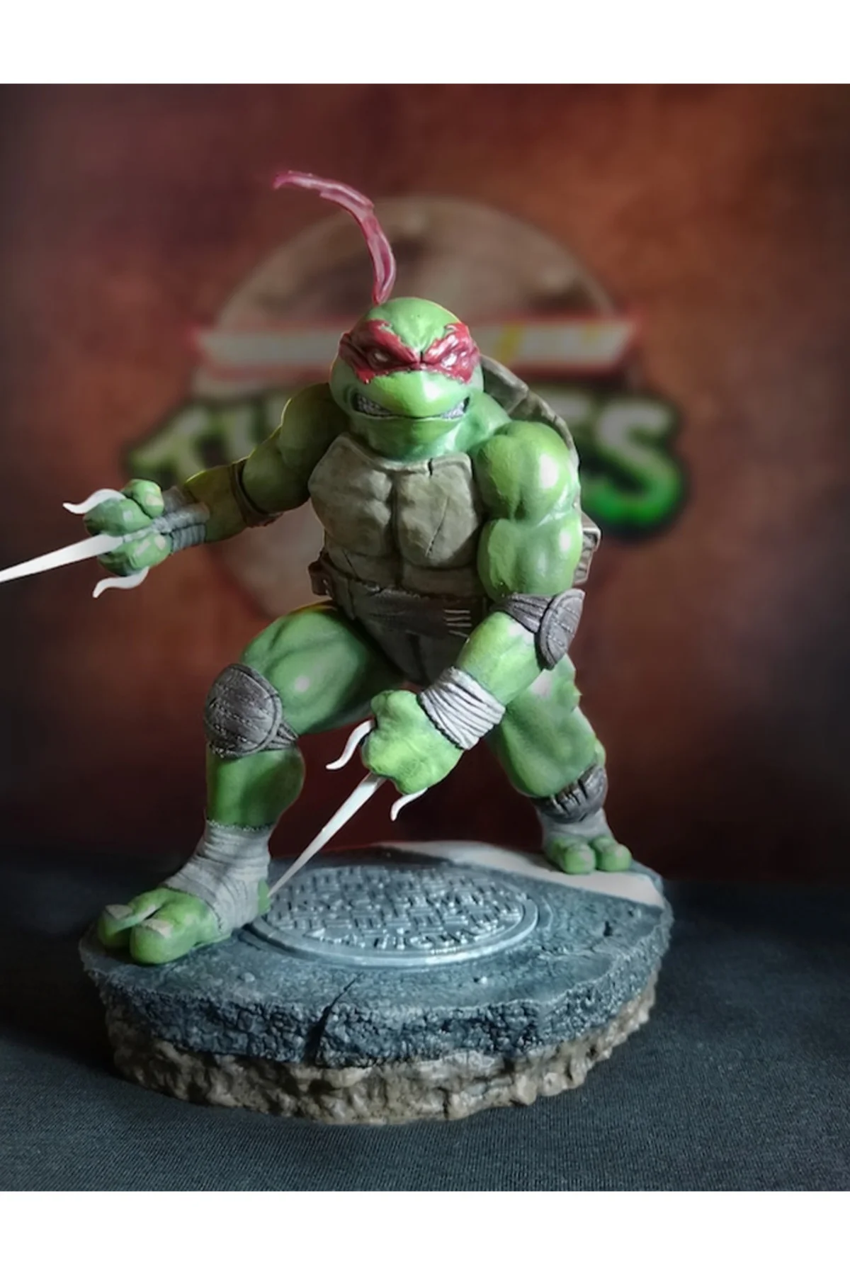 Ninja Kaplumbağalar Raphael Figür TMNT Raphael Figür 25CM Büyük Boy