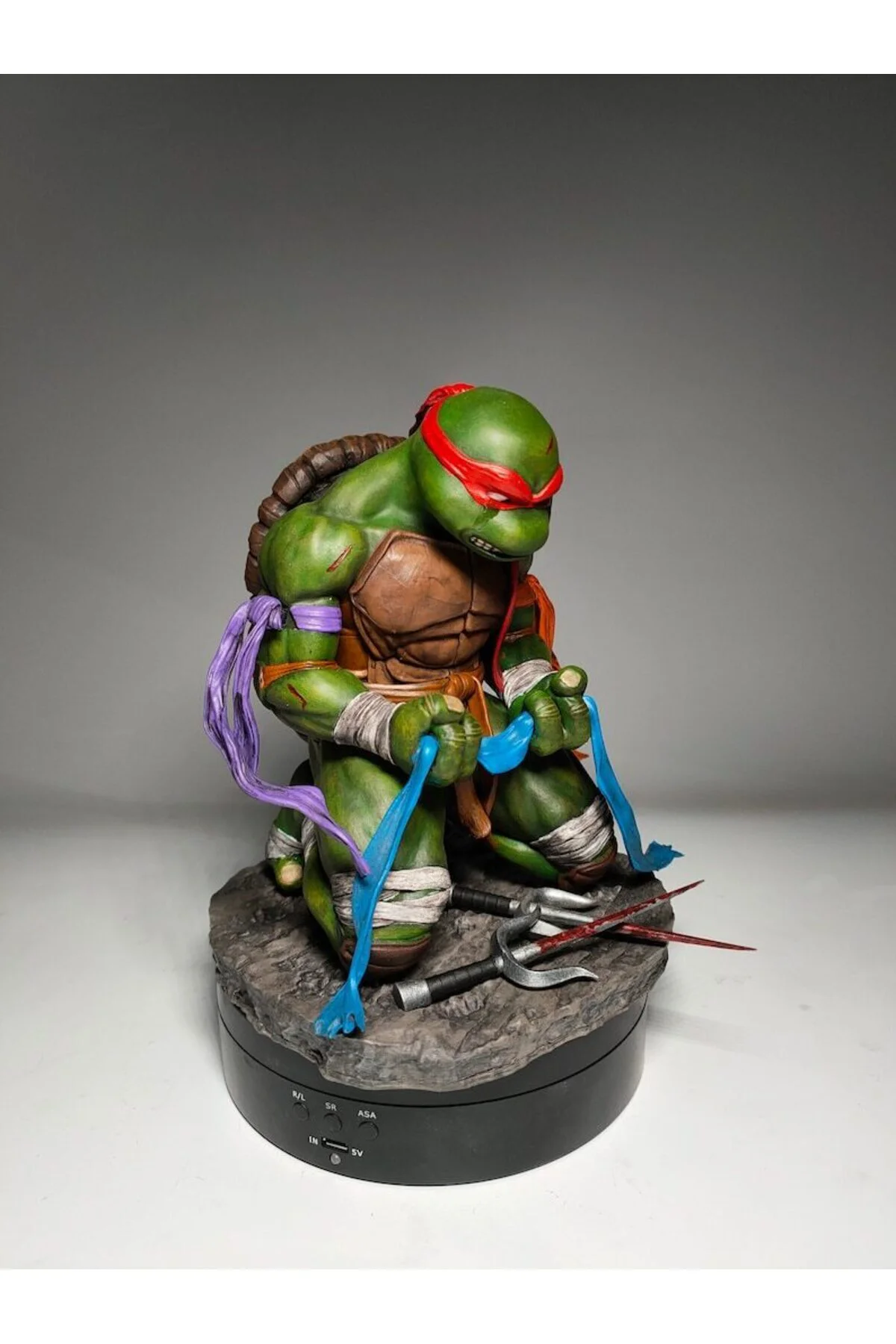 Ninja Kaplumbağalar Raphael Veda Figür TMNT Raphael Figür 25CM Büyük Boy