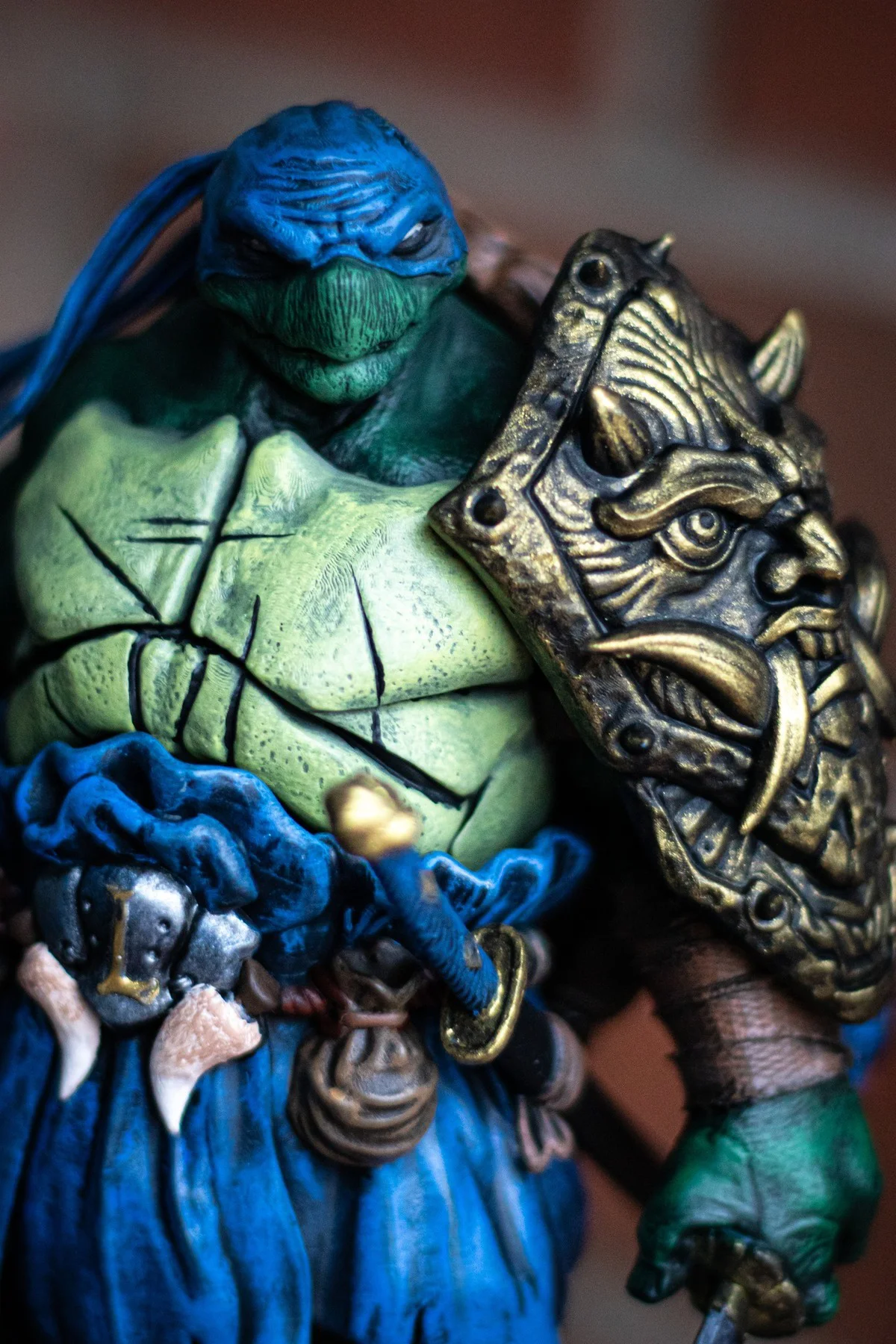 Ninja Kaplumbağalar Leonardo Figür TMNT Leonardo Figür 25CM Büyük Boy